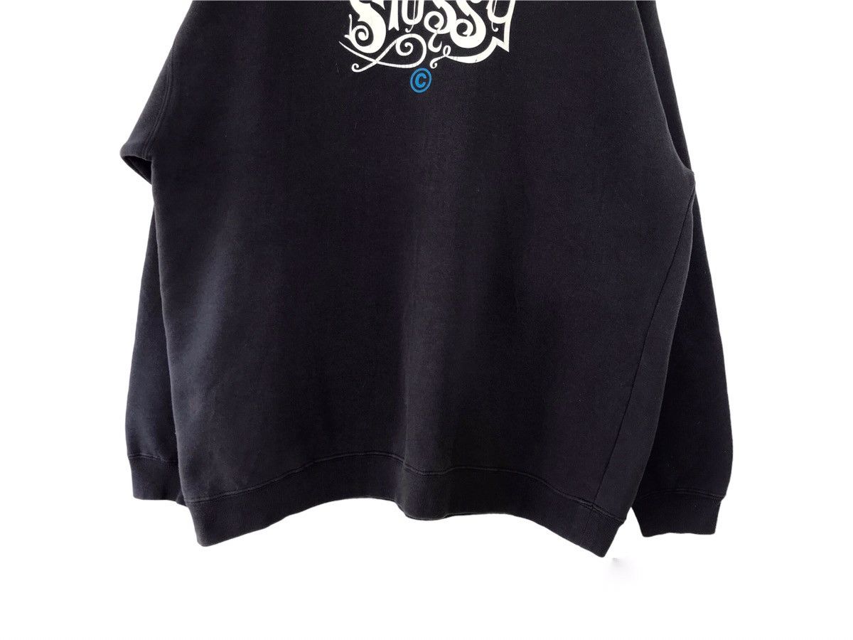 Stussy × Vintage Vintage STUSSY big logo sweatshirt Size US L / EU 52-54 / 3 - 3 Thumbnail