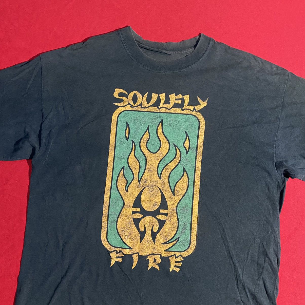 Vintage 2006 SOUL FLY Fire Tee
