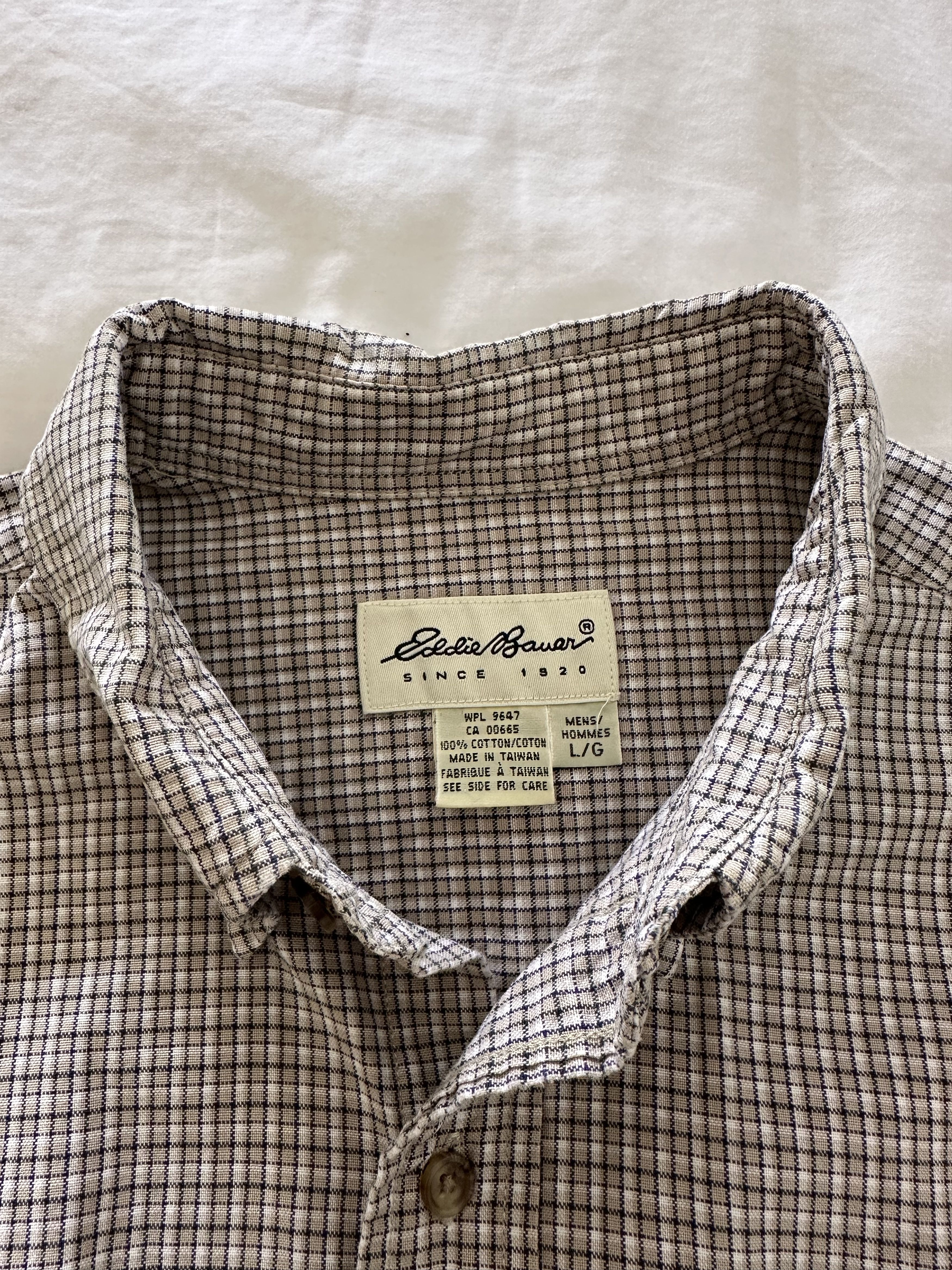 Eddie Bauer Eddie Bauer Cotton Button Down Flannel Size US L / EU 52-54 / 3 - 3 Thumbnail