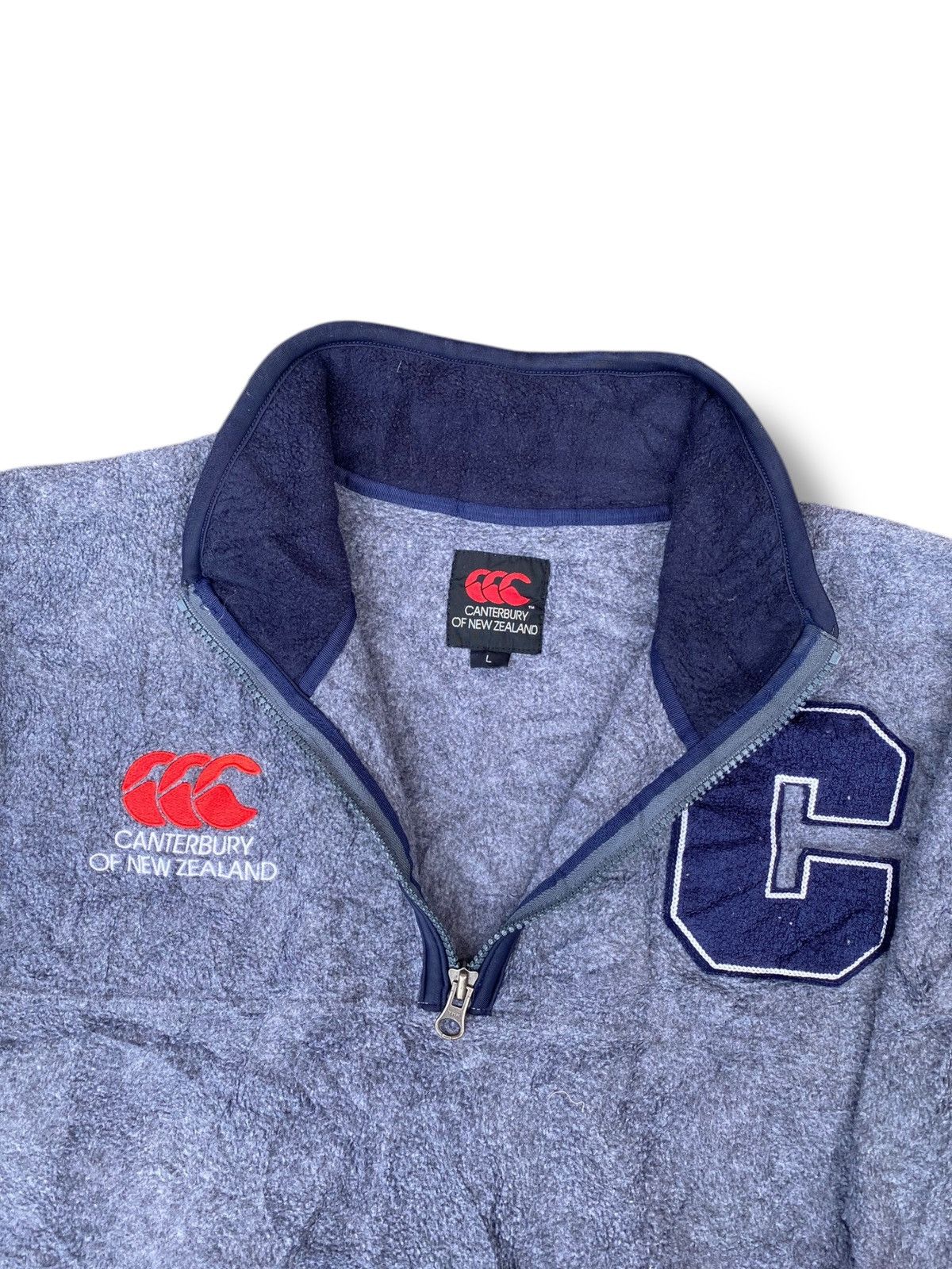 Canterbury of New Zealand × Vintage Canterbury of New Zealand Steinlager Half Zipper Fleece. #E7 Size US L / EU 52-54 / 3 - 2 Thumbnail