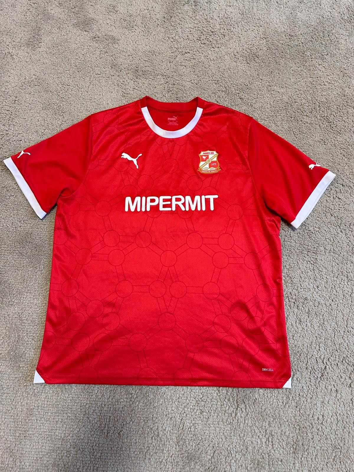 Puma Swindon Town FC 2023/24 Hom Football Shirt Soccer Jersey XXL Size US XXL / EU 58 / 5 - 1 Thumbnail