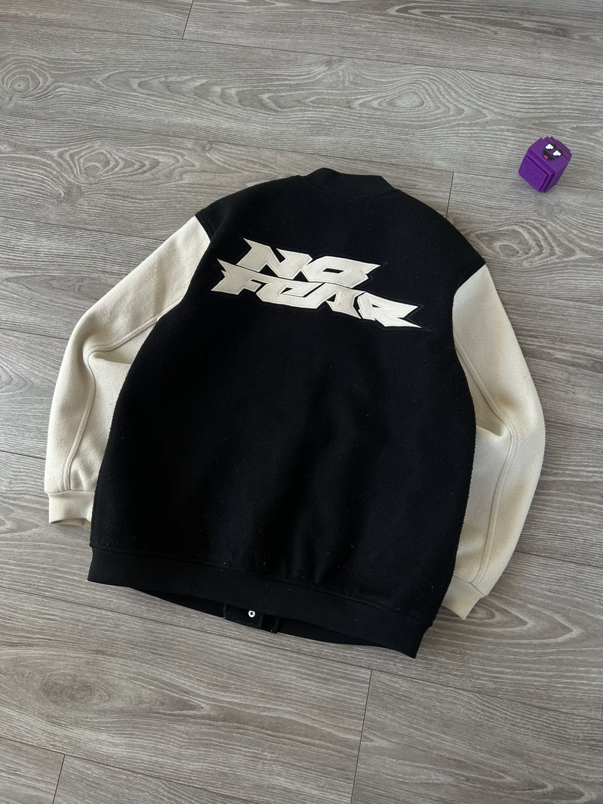 No Fear ‼️Teddy Fleece No Fear x H&M Big Logo Avant Garde Y2K Bomber Size US M / EU 48-50 / 2 - 10 Thumbnail