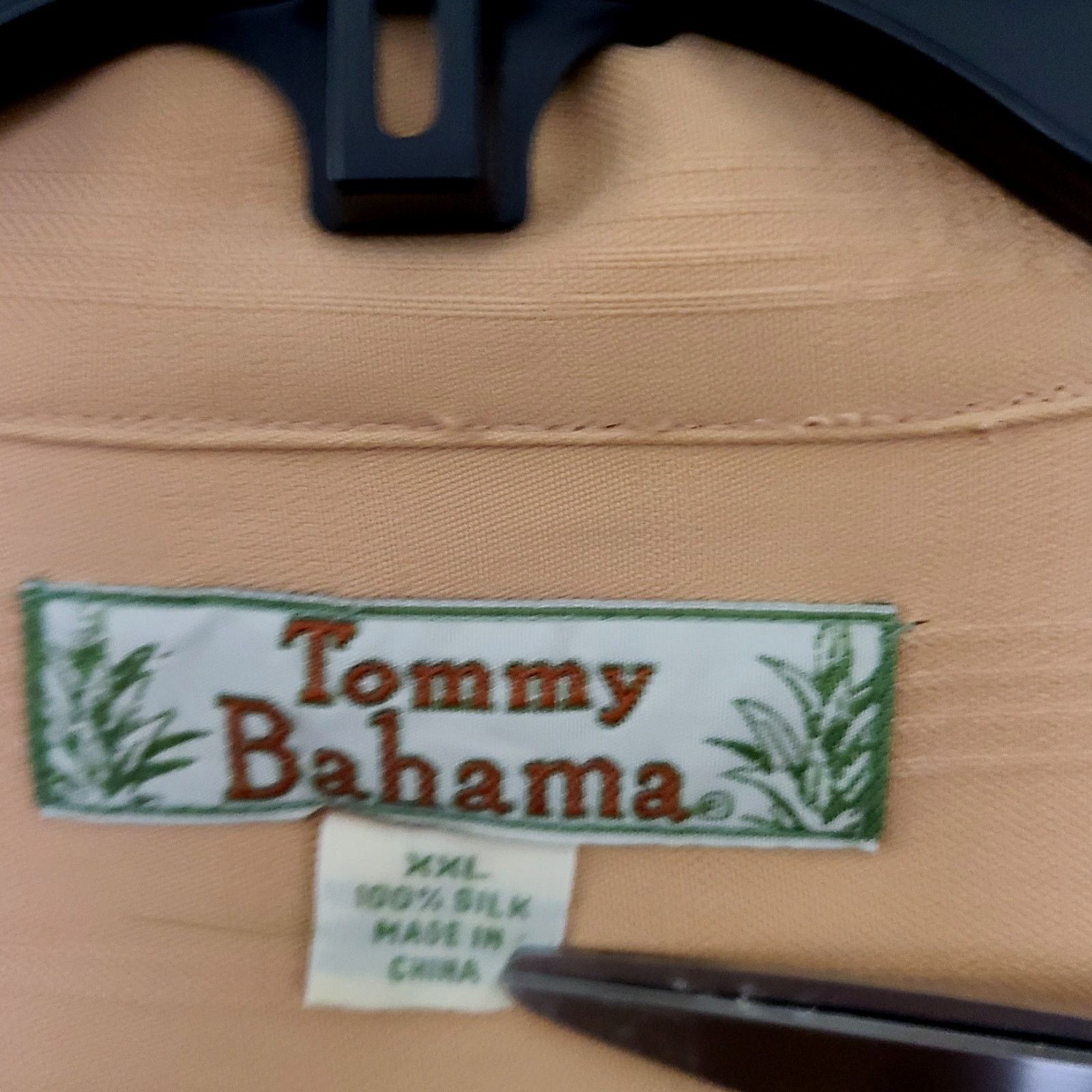 Tommy Bahama Vintage Tommy Bahama 100% Silk Hawaiian Shirt 2XL Salmon Size US XXL / EU 58 / 5 - 4 Thumbnail