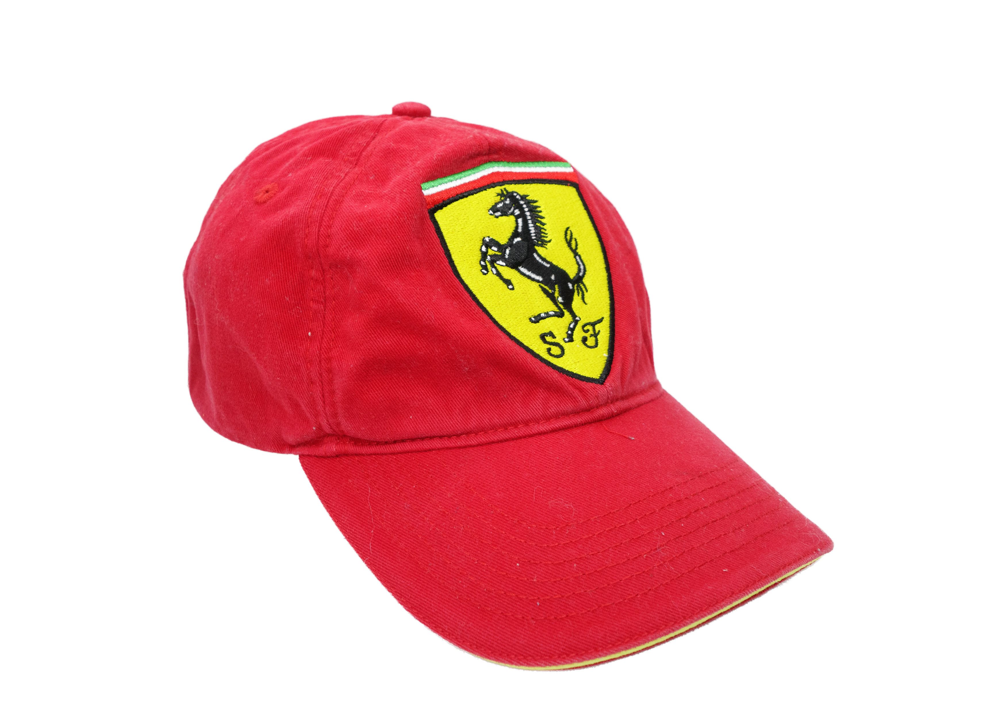Ferrari Big Front Logo Racing Cap Size ONE SIZE - 1 Thumbnail