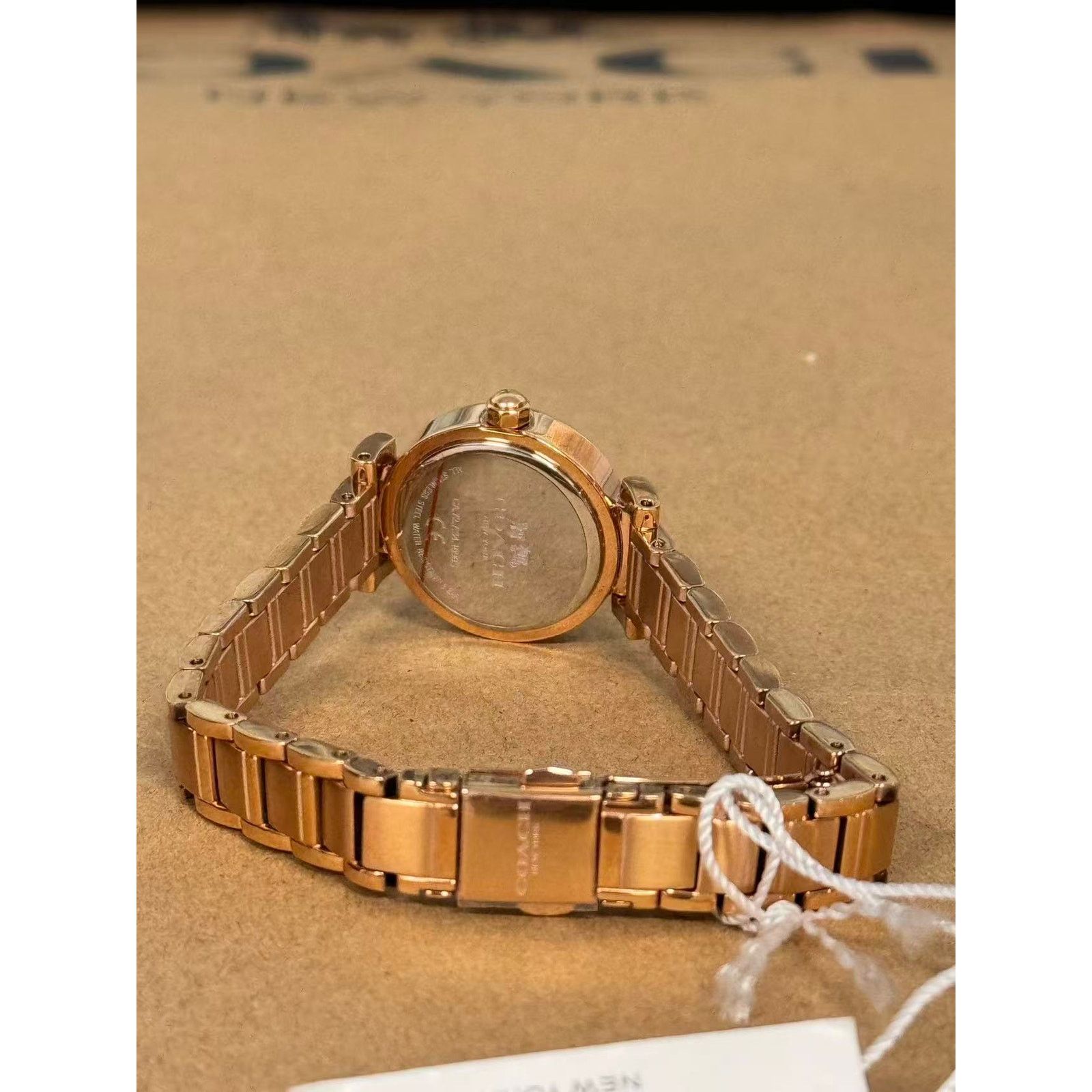 Coach Coach Madison Crystals White Dial Rose Steel Strap 14502405 Size ONE SIZE - 5 Thumbnail