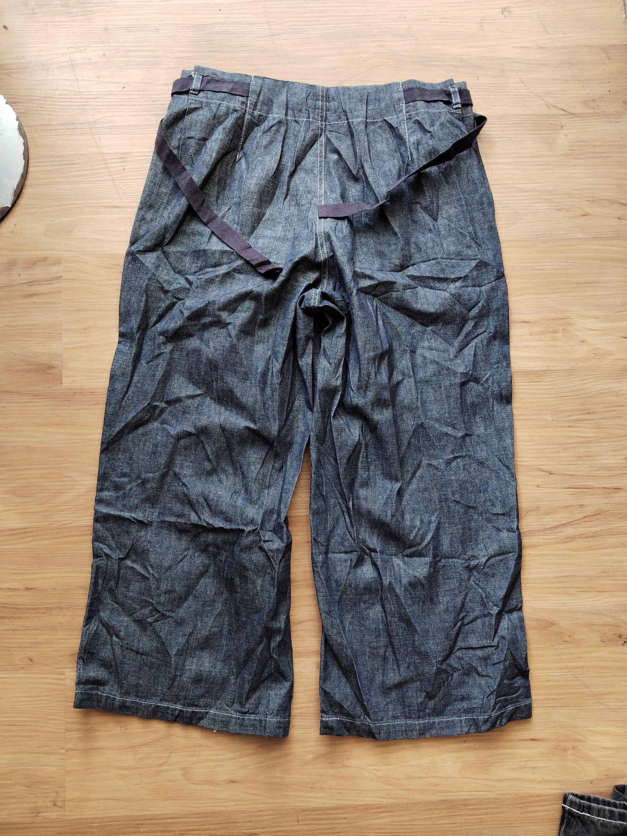 Issey Miyake Plantation Wideleg Cropped Pants Size US 28 / EU 44 - 5 Thumbnail