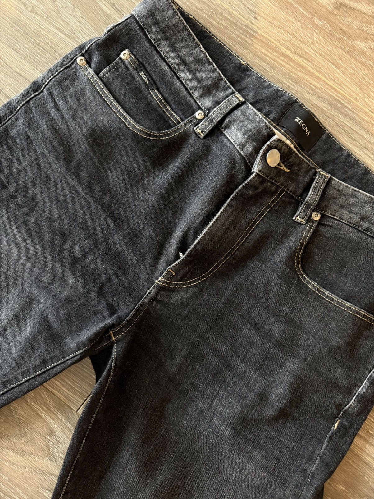 Z Zegna Z Zegna Organic Cotton Dark Jeans Slim Made in Romania 32x32 Size US 32 / EU 48 - 3 Thumbnail