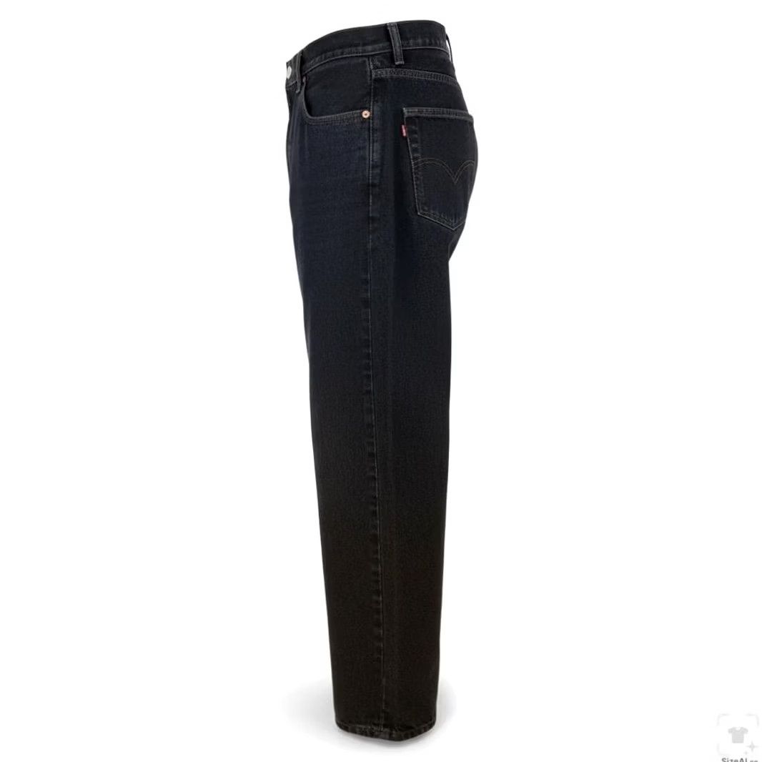 Levi's Levi's 550 Jeans Mens 36x30 Black Dark Wash Relaxed Tapered Denim Zip Fly Jeans Size US 36 / EU 52 - 3 Thumbnail