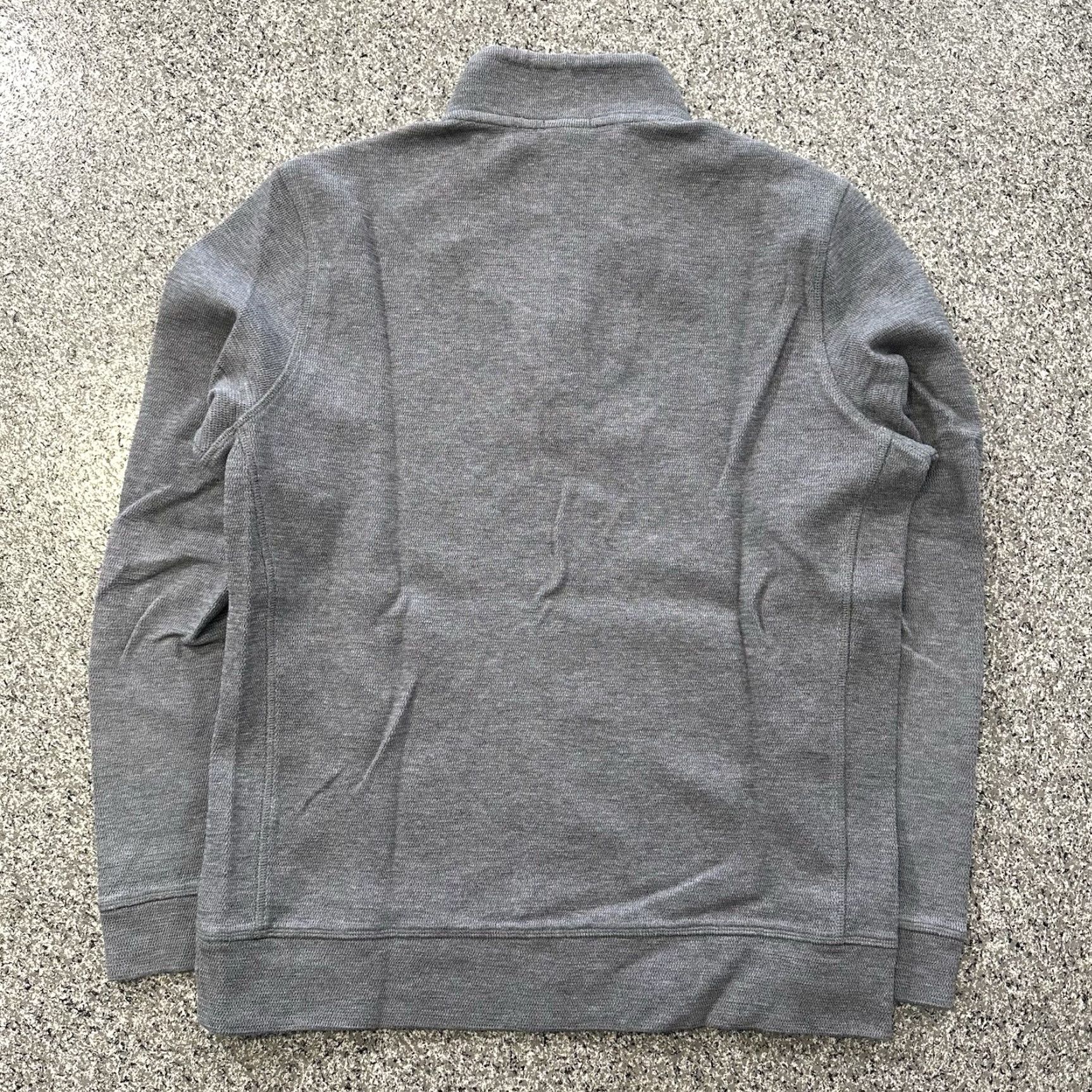 Hugo Boss HUGO BOSS Sweatshirt Pullover 1/4 Zip Mock Neck Mens L Gray Size US L / EU 52-54 / 3 - 7 Thumbnail