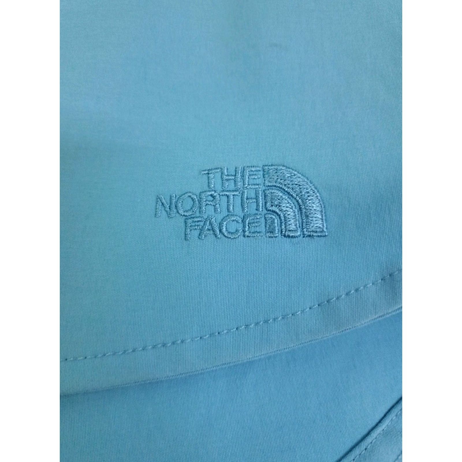 The North Face The North Face Womens Active Athletic Shorts Back Pckt Zip Lt Blue Large #7250 Size 36" / US 14 / IT 50 - 6 Thumbnail