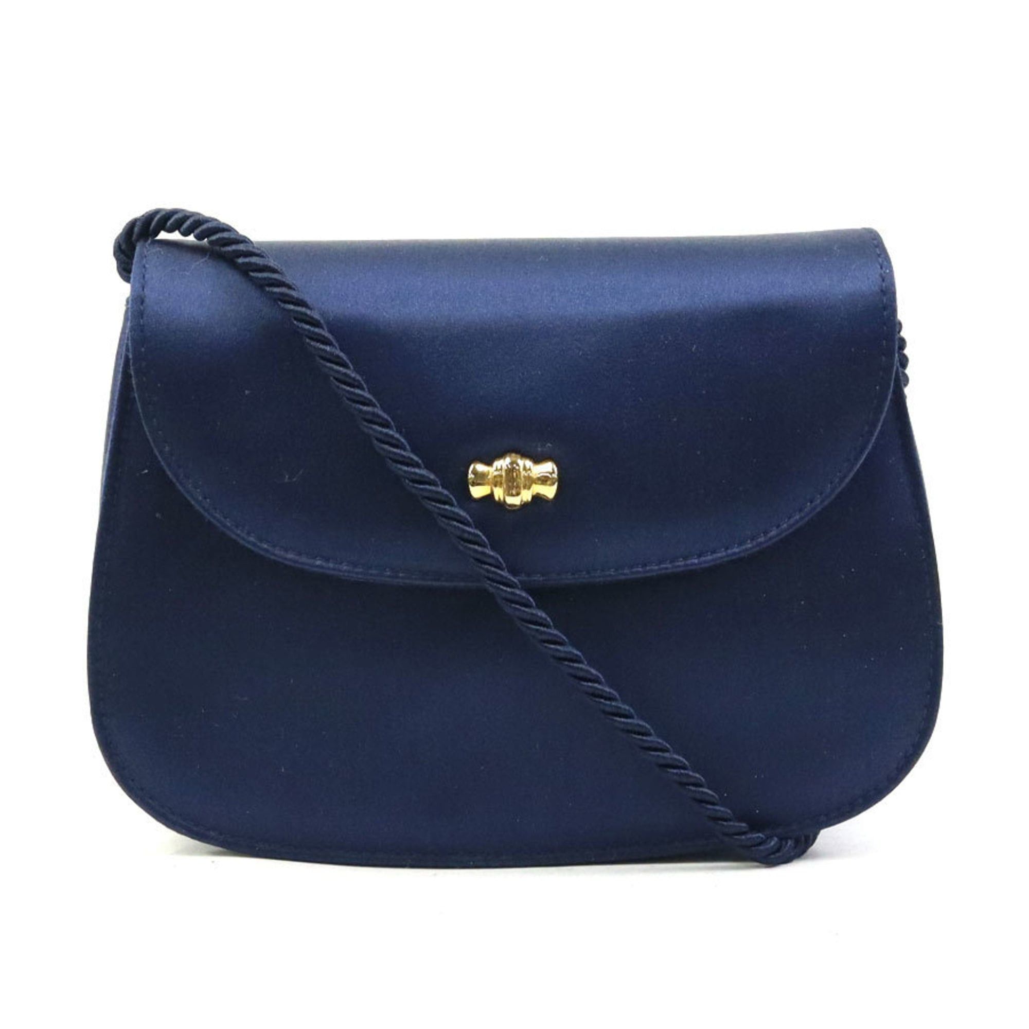Tiffany & Co. Tiffany & Co. Satin Shoulder Bag, Navy, Women's, h31754a Size ONE SIZE - 1 Thumbnail