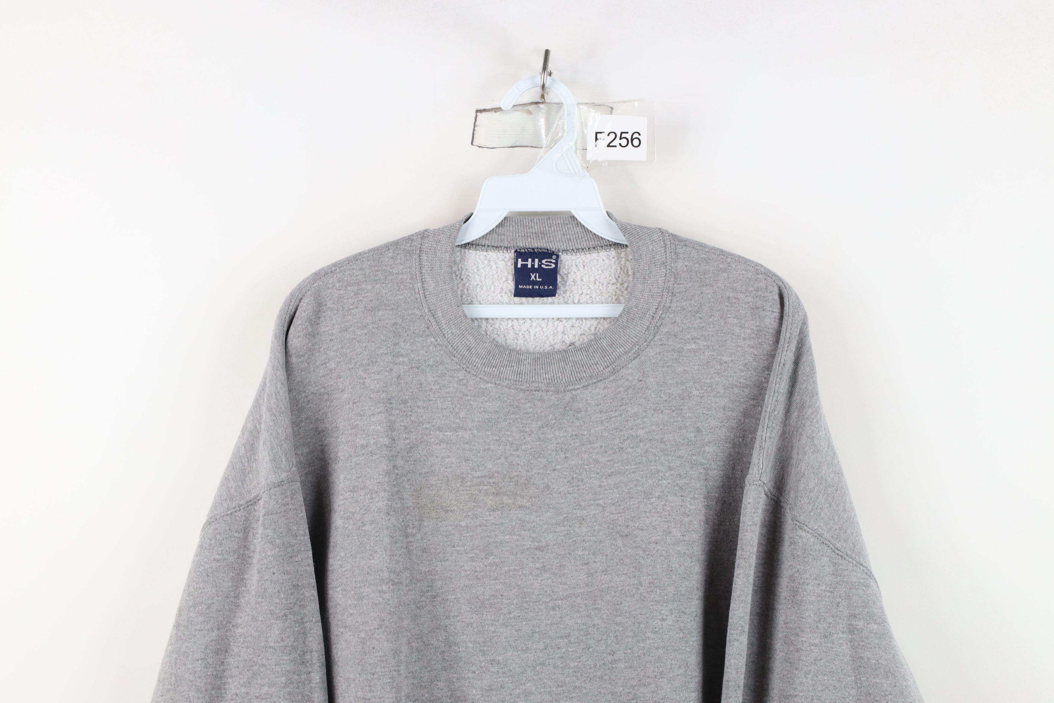 Vintage Vintage 90s Streetwear Crewneck Sweatshirt Gray USA Size US XL / EU 56 / 4 - 2 Thumbnail