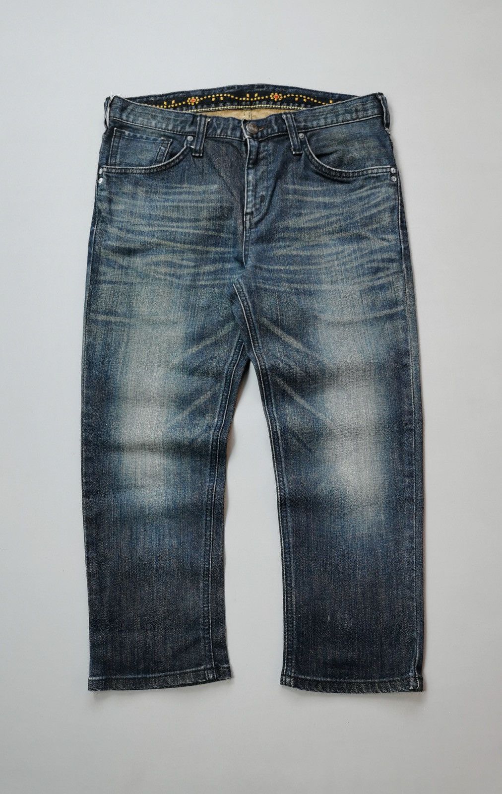Edwin × Japanese Brand × Vintage Edwin EXV 3/4 Jeans (LG56) Size US 32 / EU 48 - 2 Thumbnail