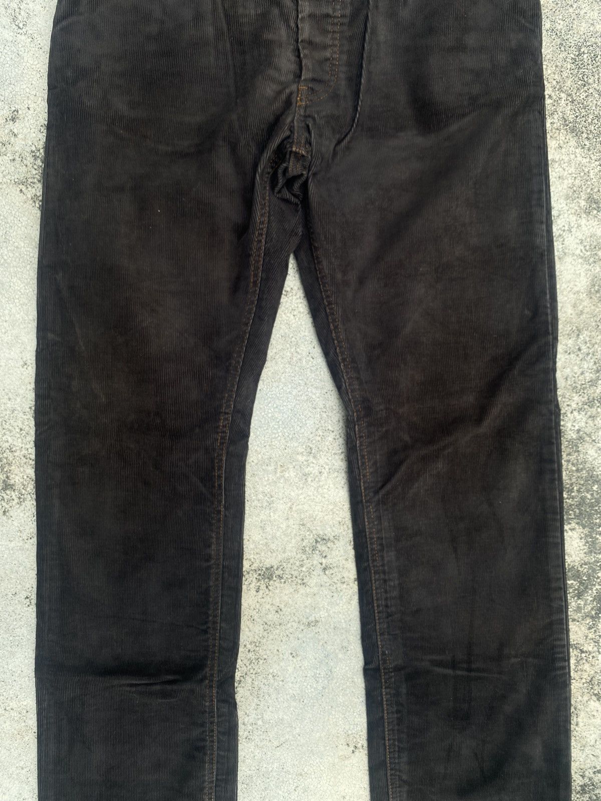 Burberry × Designer × Japanese Brand Burberry Loose Corduroy Pants Size US 32 / EU 48 - 6 Thumbnail