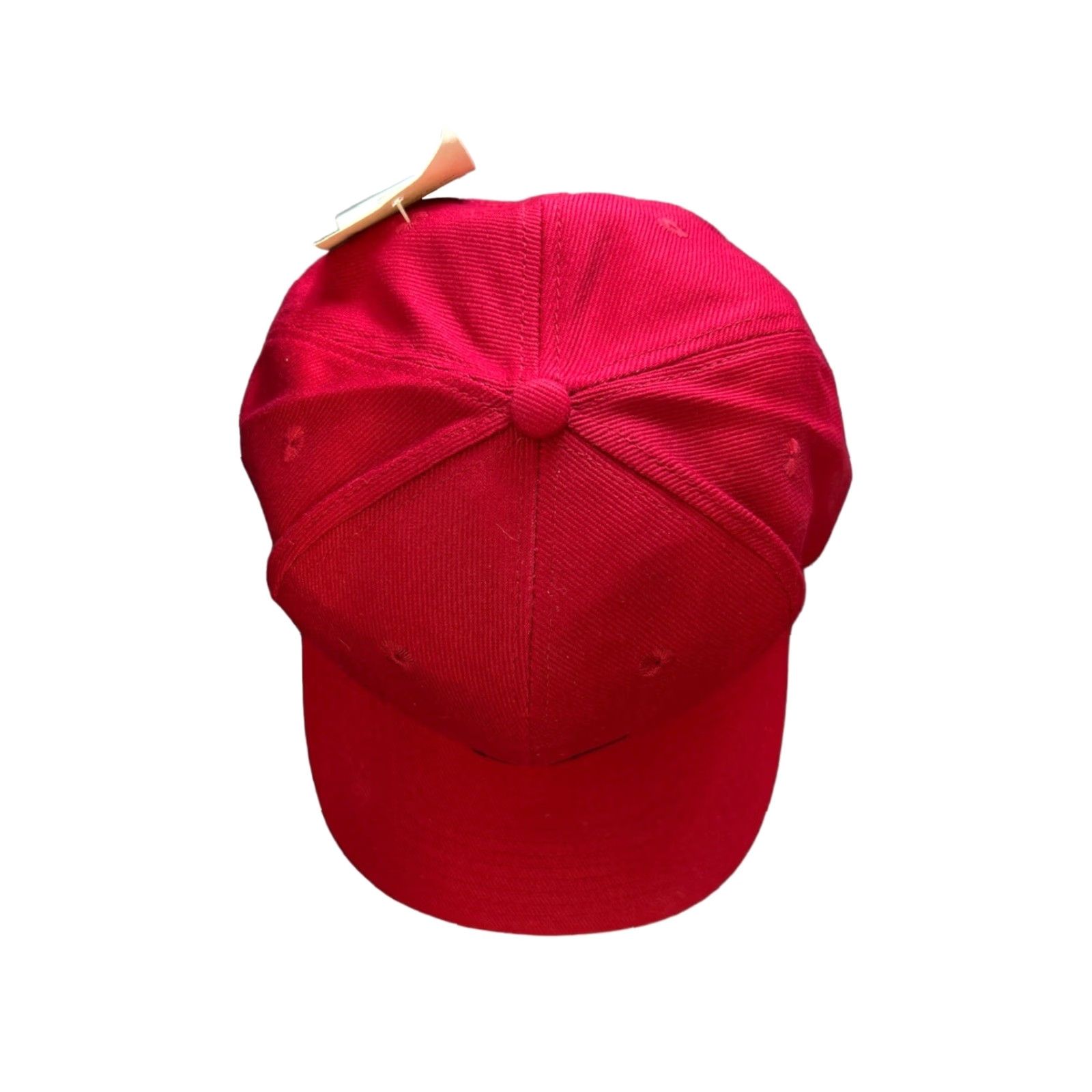 Nike VINTAGE Nike Hat Snapback Canvas Red 90s NWT Deadstock OSFA Men One Size White Tag Cap Fans Mens Size ONE SIZE - 7 Thumbnail