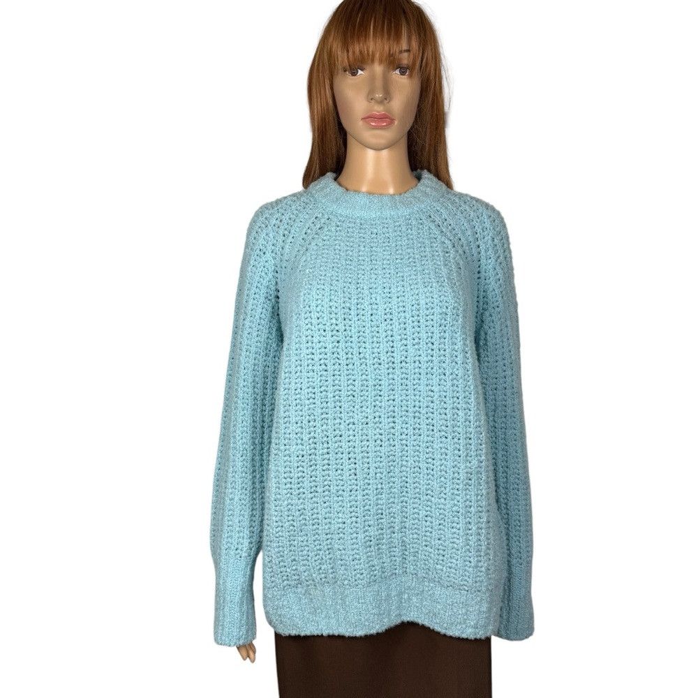 Vineyard Vines NWT New Vineyard Vines Wool Blue Cozy Fisherman Ribbed Swea Size M / US 6-8 / IT 42-44 - 2 Thumbnail