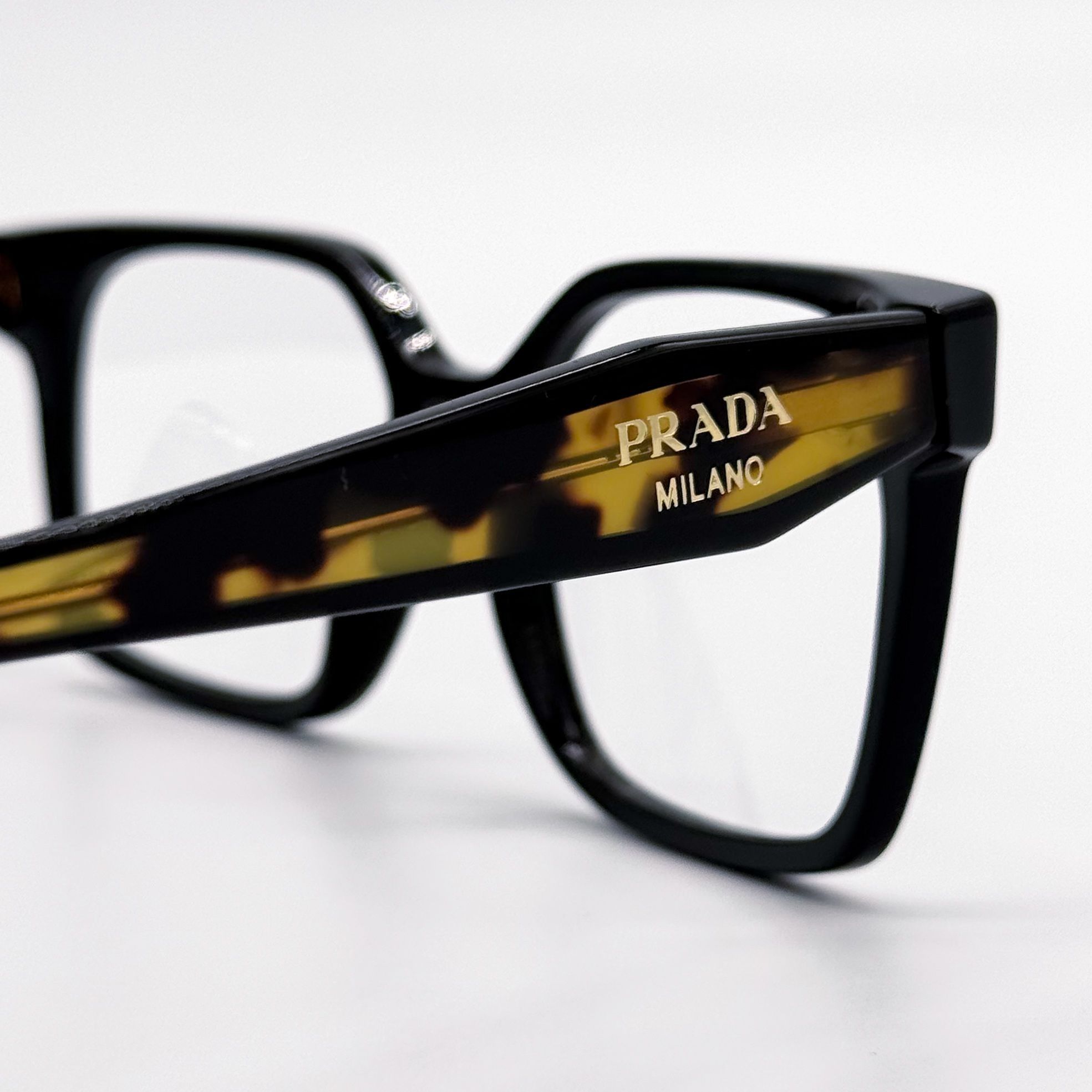 Prada NEW PRADA EYEGLASSES PRB03V 3891O1 BLACK HAVANA WOMEN PR B03 Size ONE SIZE - 6 Thumbnail