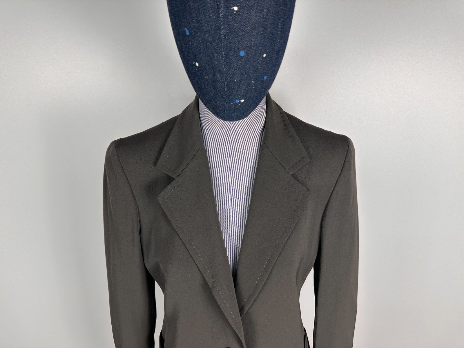 Max Mara Max Mara Wool Blazer Gray Womens Size US6 GB8 EU38 Size M / US 6-8 / IT 42-44 - 2 Thumbnail