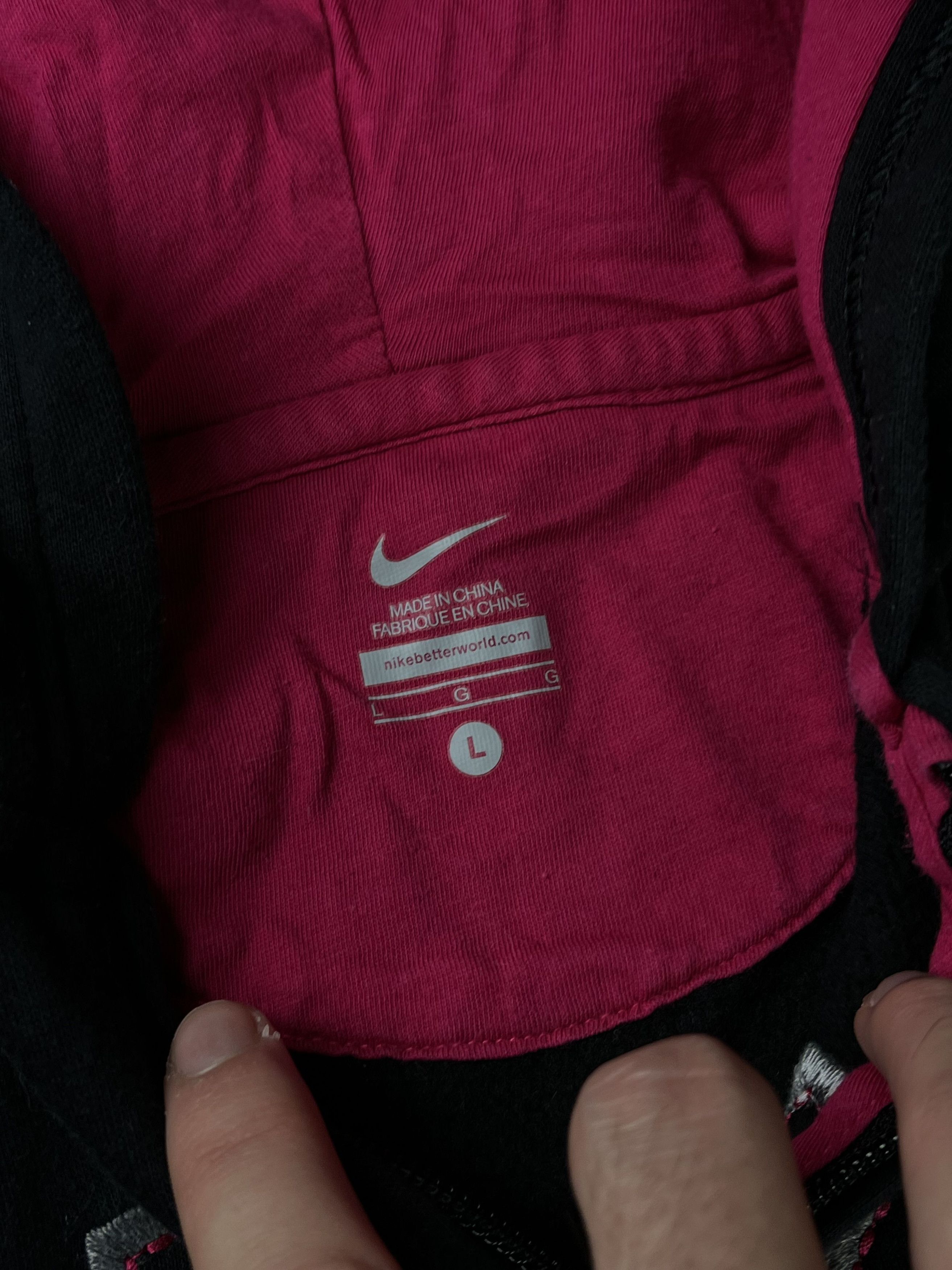 Nike × Vintage Nike Vintage Center Logo Zip Hoodie Size L / US 10 / IT 46 - 5 Thumbnail