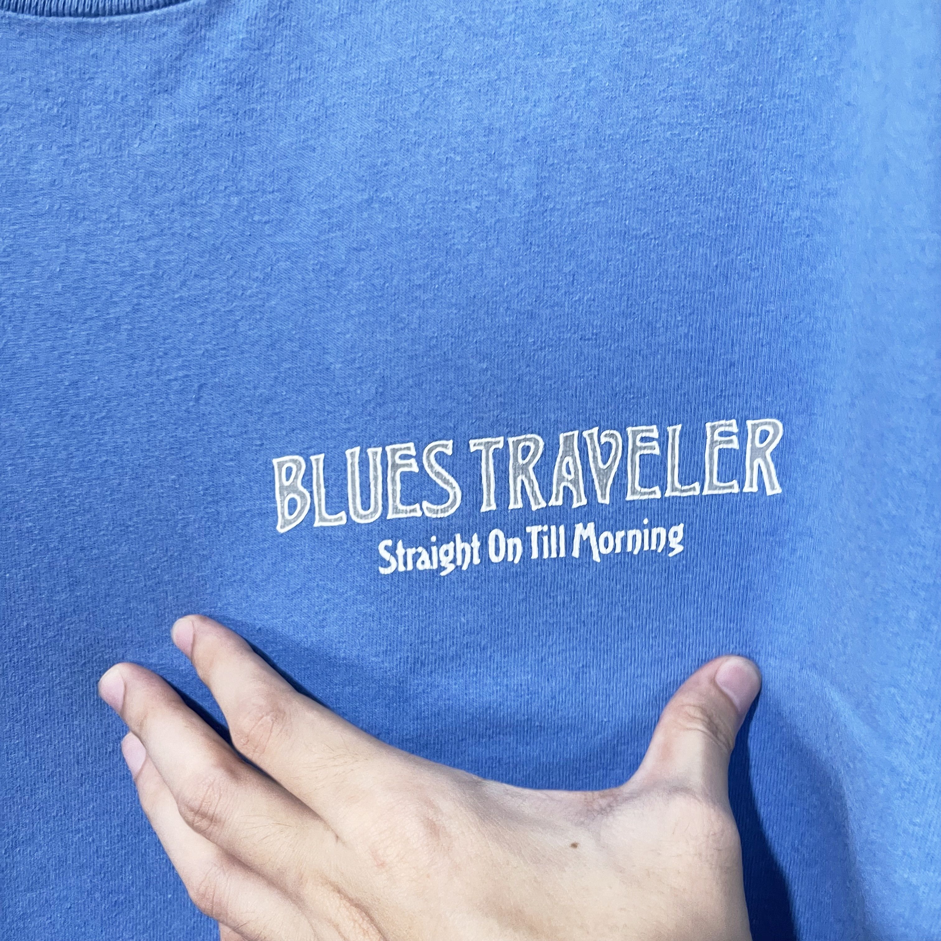 Band Tees Vintage 90s Blues Traveler Tour T-Shirt Size US XL / EU 56 / 4 - 3 Thumbnail