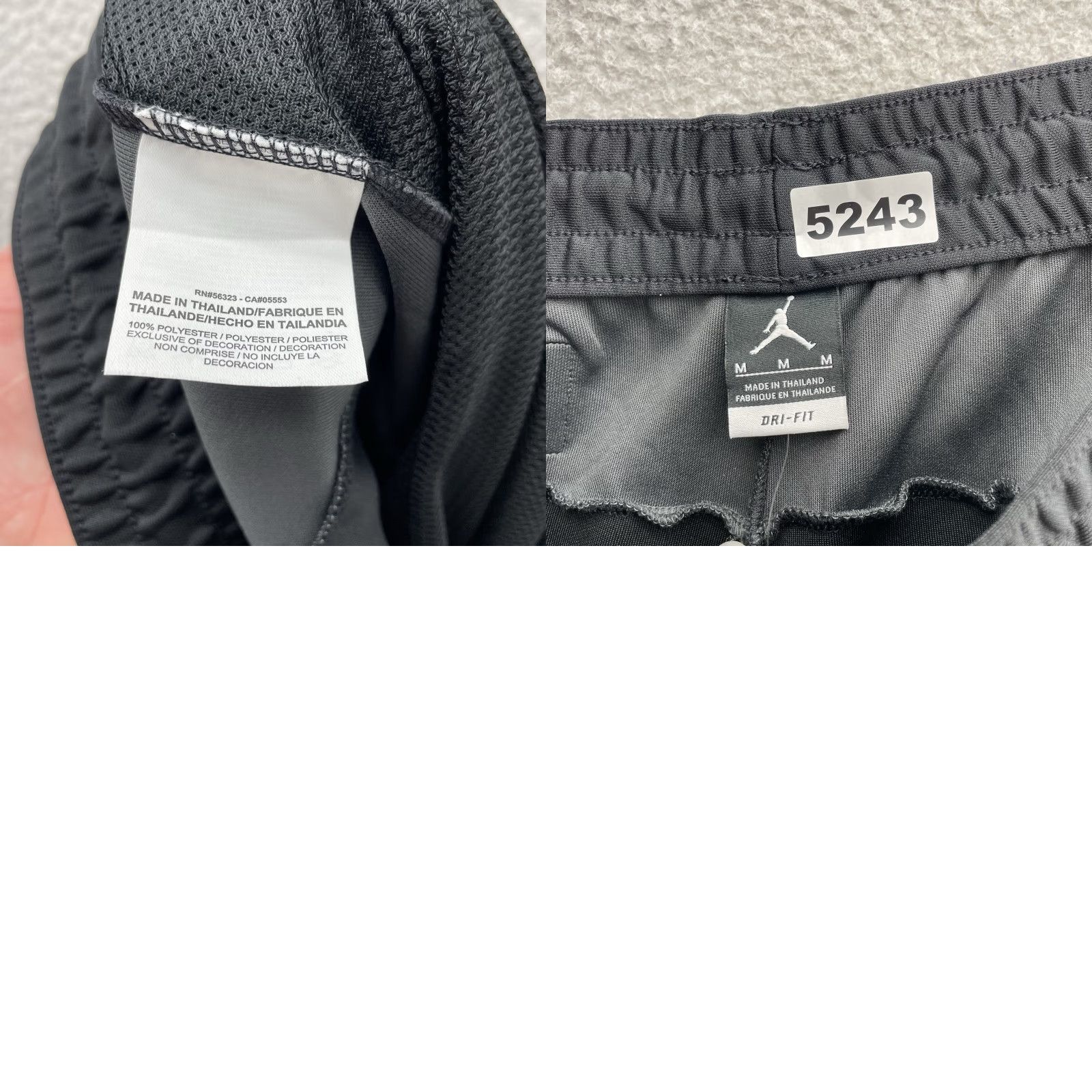 Nike Nike Fight Knit Pants Womens M Black Gray Jogger Tapered 30" Dri-Fit Pockets Elastic Waist Activewear Size 32" / US 10 / IT 46 - 10 Thumbnail