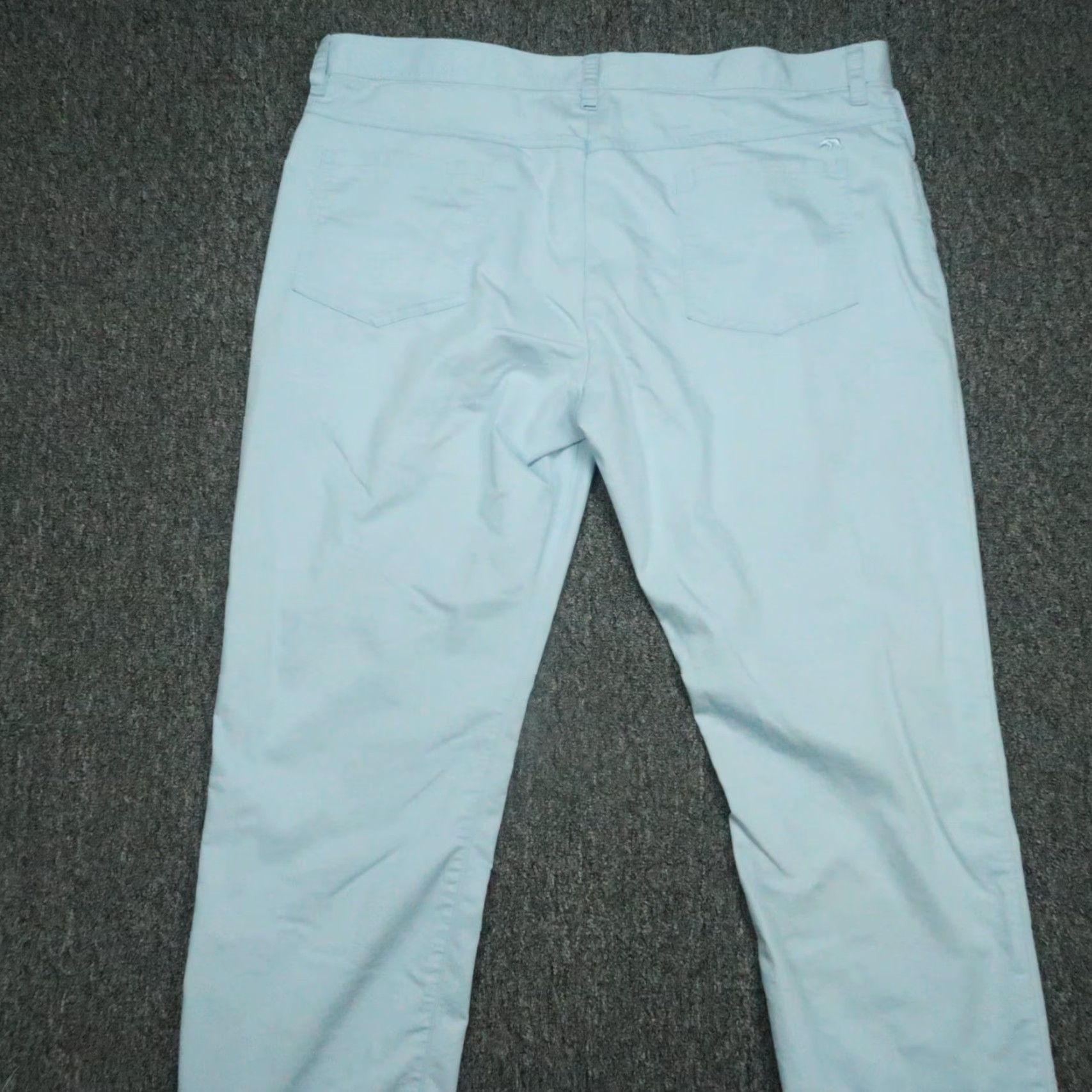 Vintage Onward Reserve Pants Men 40x32 Blue Chino Trousers Stretch Flat Front 5-Pocket Regular Inseam 32 Size US 40 / EU 56 - 5 Thumbnail