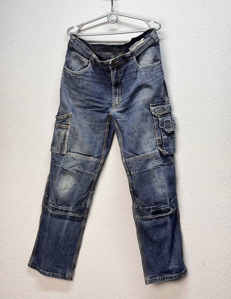 If Six Was Nine VTG Yohji Yamamoto Junya Watanabe Style Cargo Bondage Pants Size US 32 / EU 48 - 2 Thumbnail