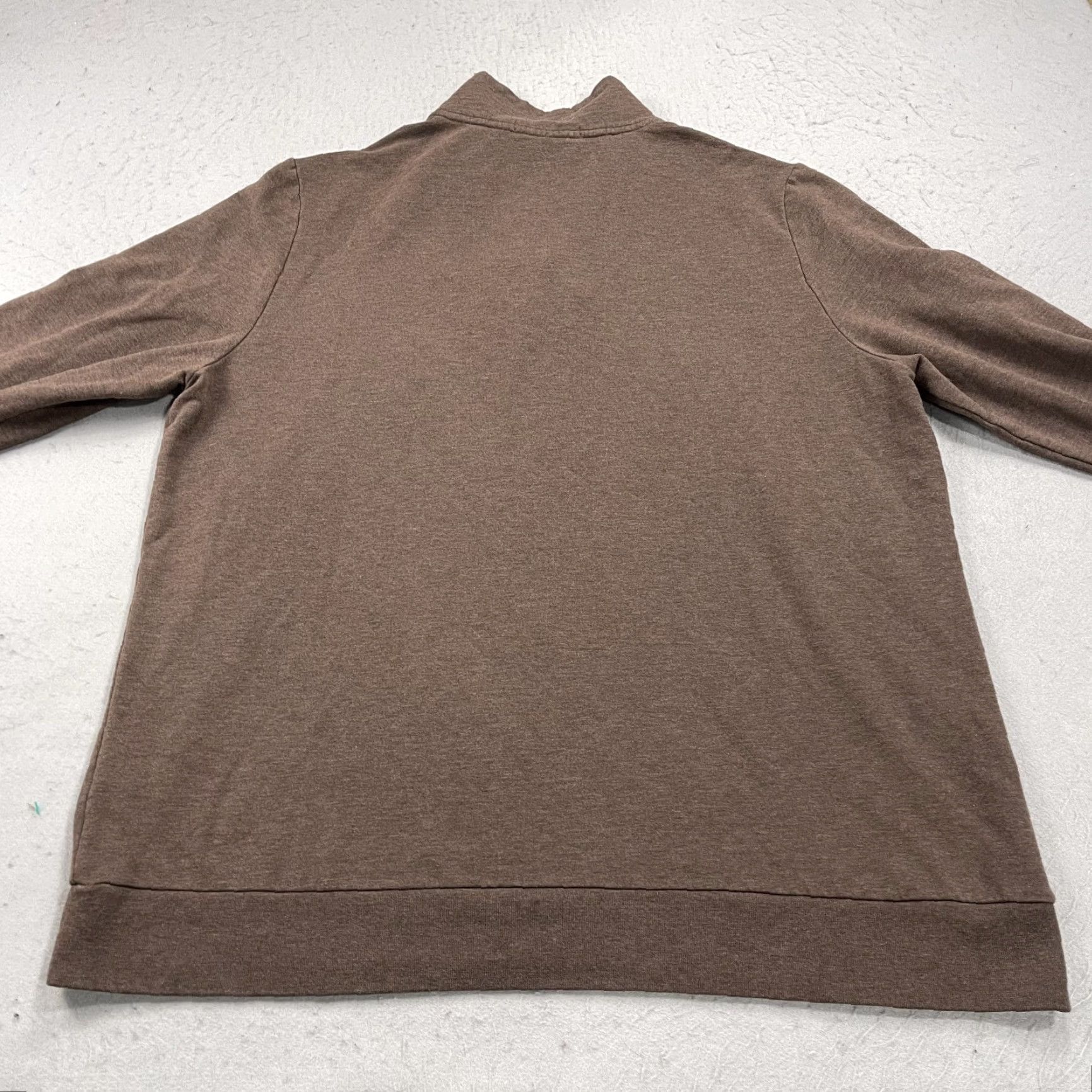 Vintage Criquet Sweatshirt Mens 2XL Brown Fleece Lined 1/4 Zip Pullover Golf Shirt Size US XXL / EU 58 / 5 - 5 Thumbnail