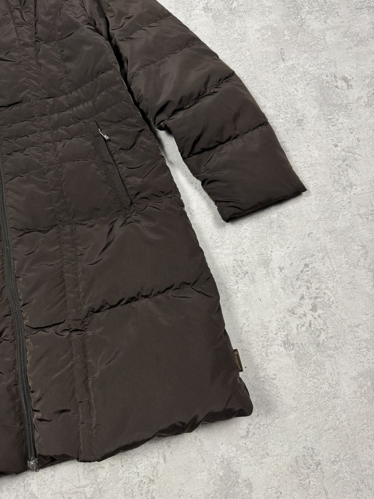 Moncler Vintage Moncler Long Jacket Coat Down Parka Nylon Size 3 Size L / US 10 / IT 46 - 5 Thumbnail