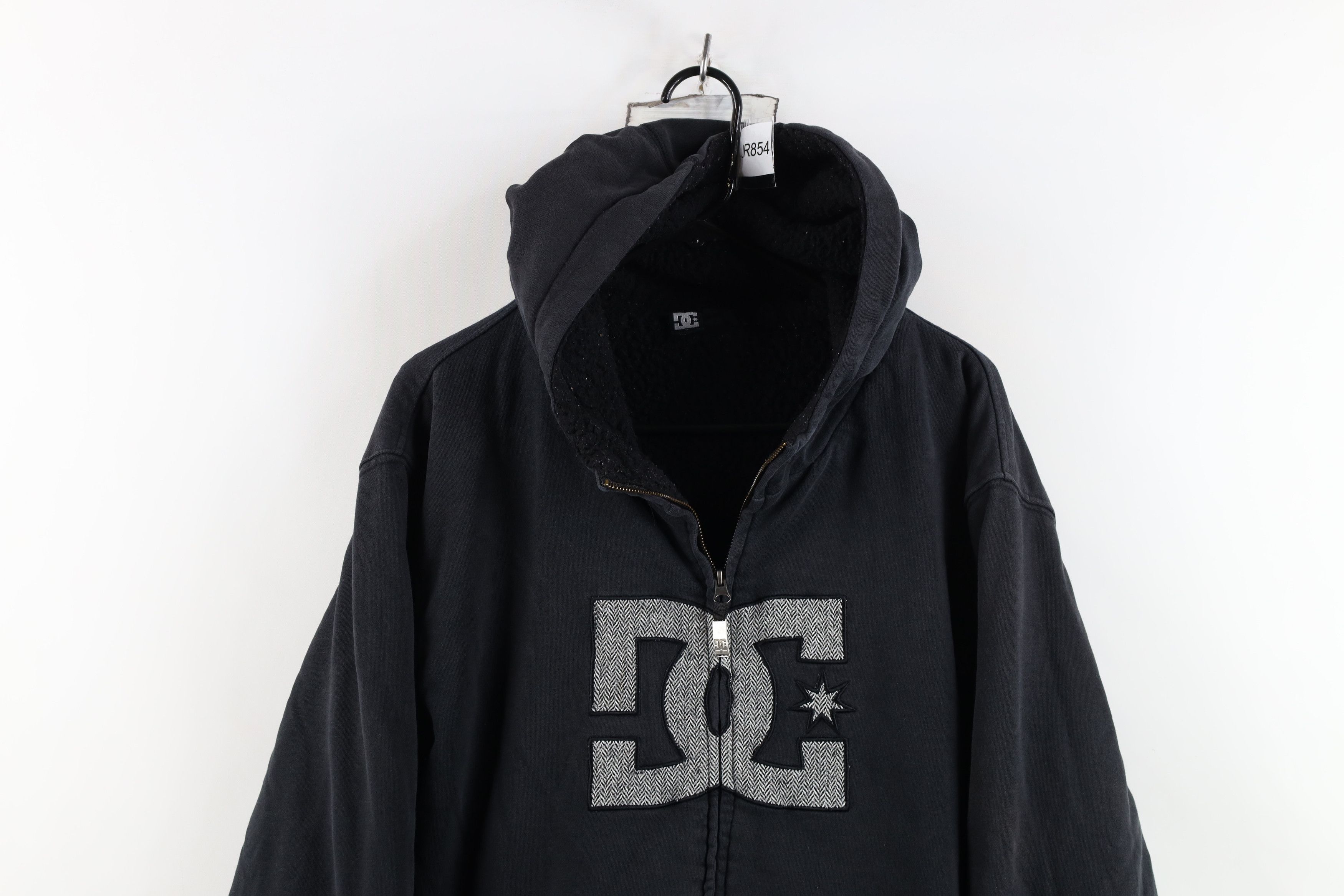 Vintage Vintage Y2K DC Shoes Skateboarding Heavyweight Full Hoodie Size XL / US 12-14 / IT 48-50 - 2 Thumbnail