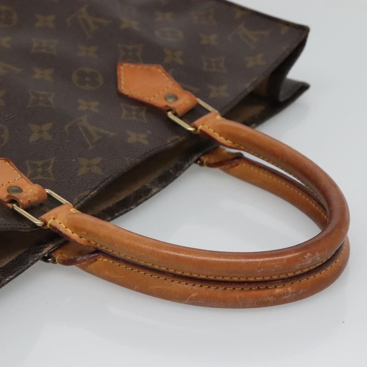 Louis Vuitton LOUIS VUITTON Monogram Sac Plat Hand Bag M51140 Size ONE SIZE - 7 Thumbnail
