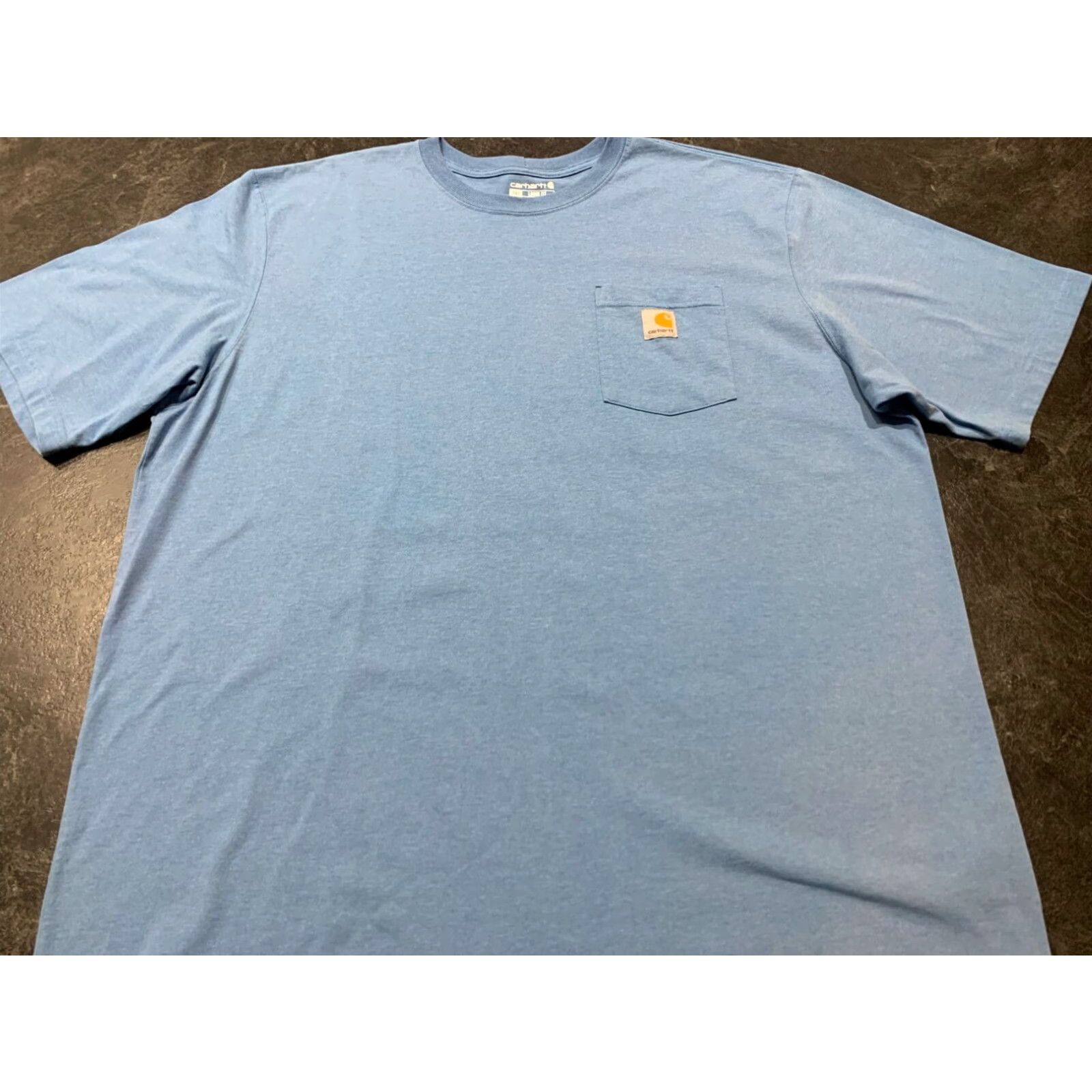Carhartt Carhartt Blue Crewneck Short Sleeve Sweatshirt Men's 2XL Size US XXL / EU 58 / 5 - 1 Thumbnail