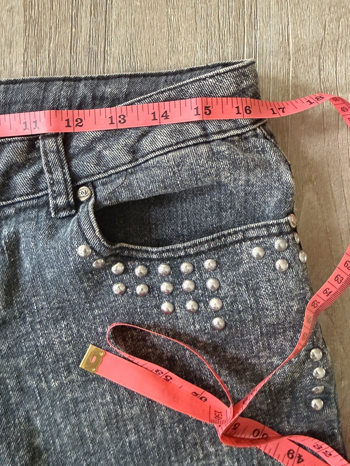 Rocawear Rocawear Black Denim Studded Jorts Shorts Vintage Y2K 14 Size 36" / US 14 / IT 50 - 9 Thumbnail