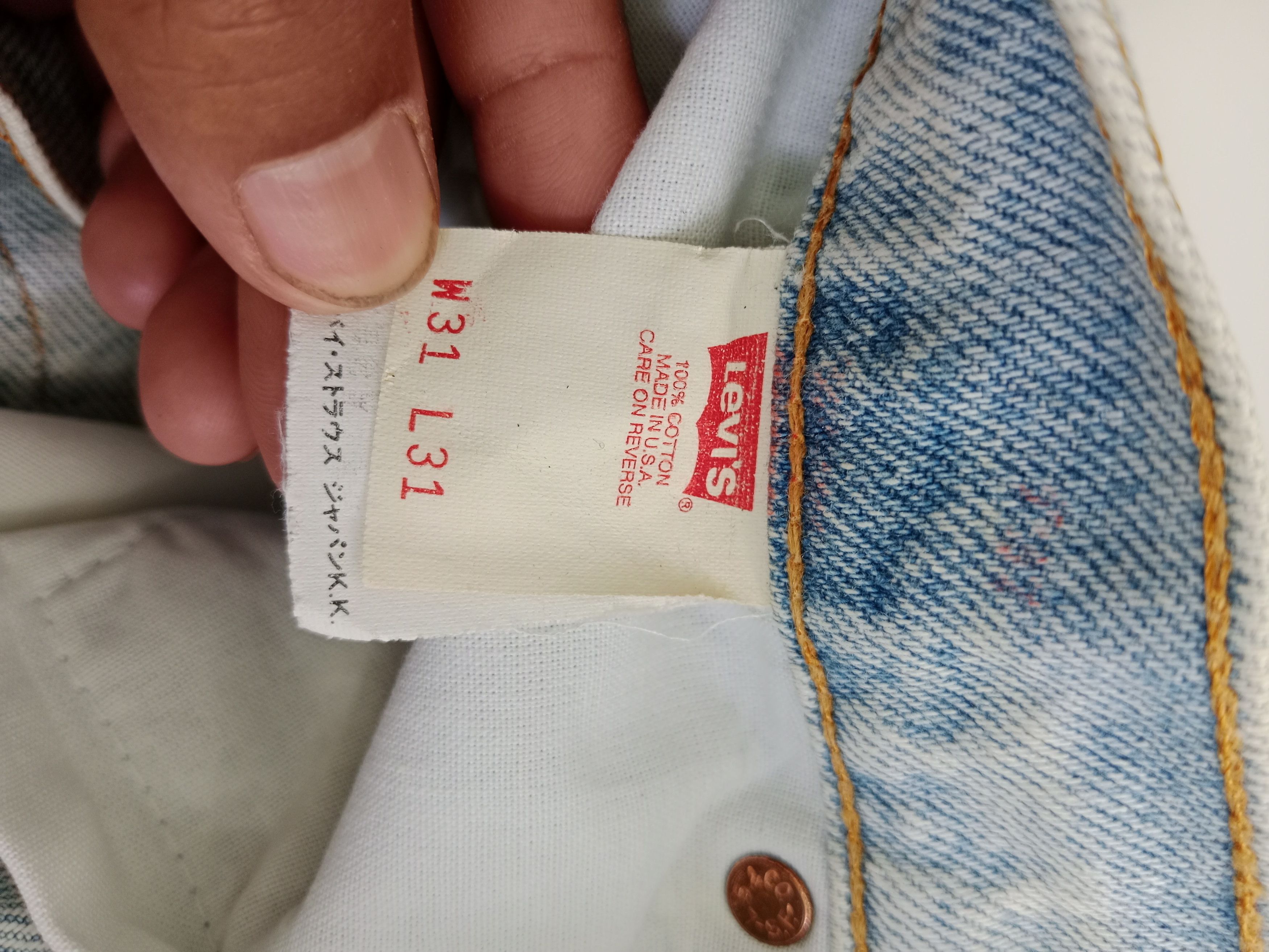 Levi's Vintage Clothing Levis Strauss & Co Blue Denim Jean's Made in Usa Size US 28 / EU 44 - 10 Thumbnail