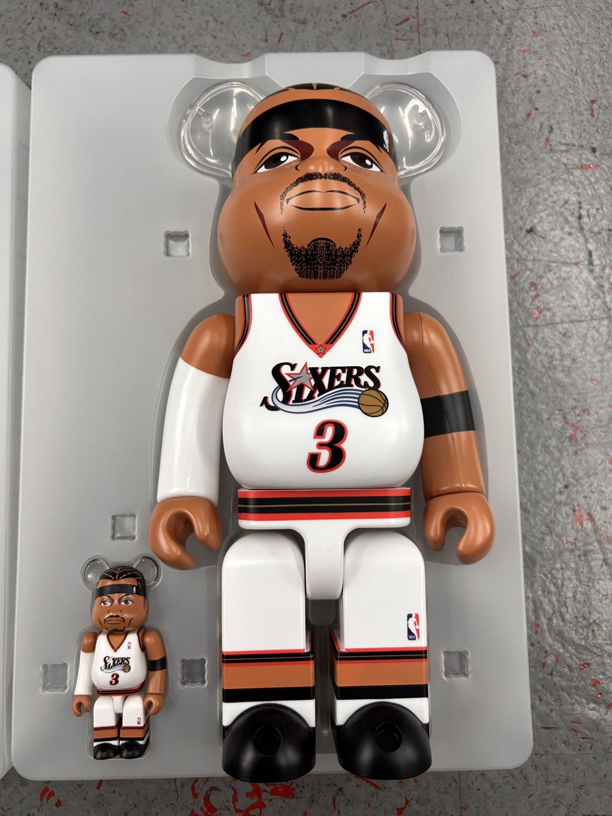 Medicom Toy Medicom Toy Be@rbrick Allen Iverson 100％ 400％ set bearbrick Size ONE SIZE - 4 Thumbnail