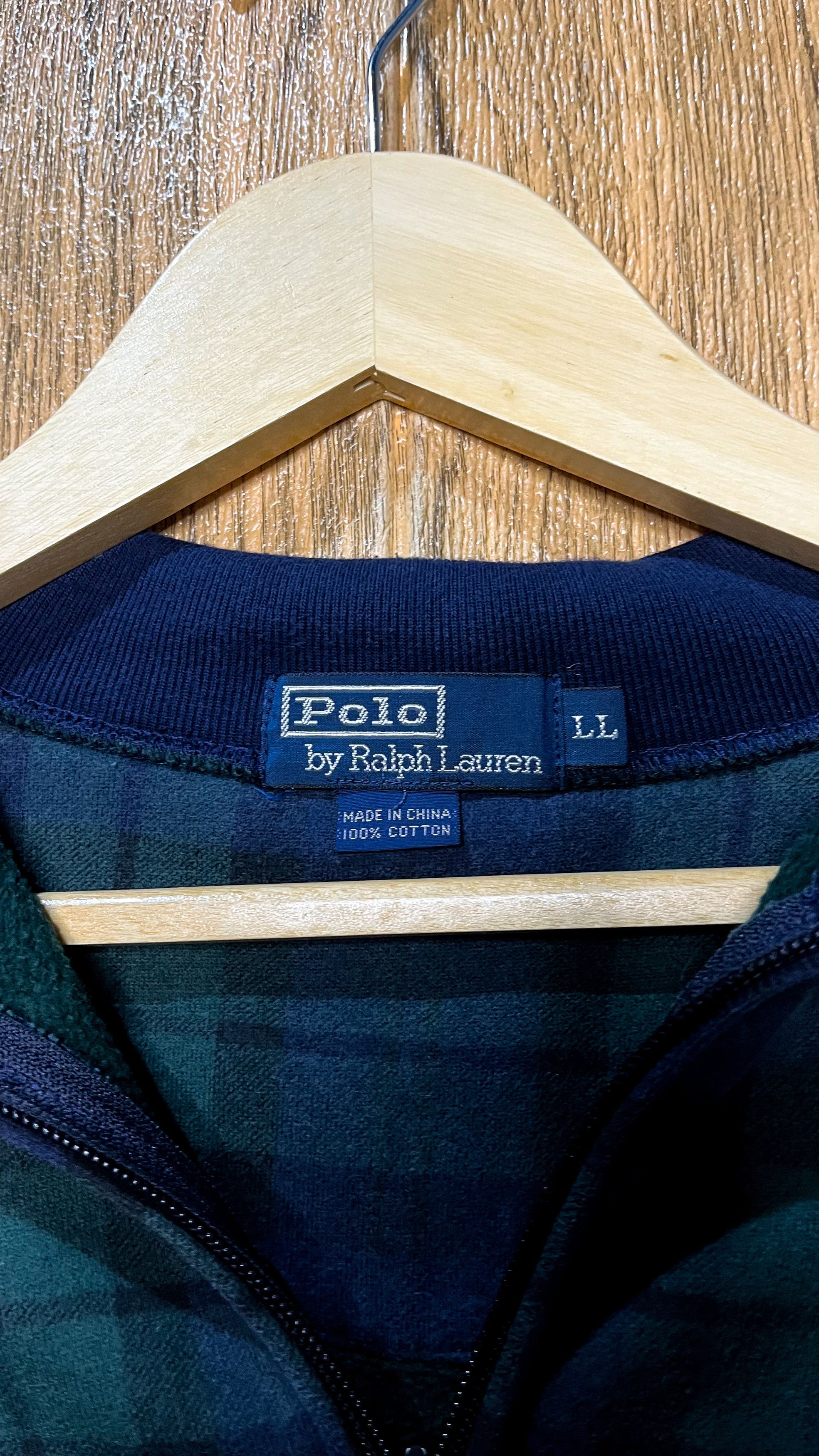 Polo Ralph Lauren × Vintage Polo Ralph Lauren Half-Zip / Polo Ralph Lauren Zip Up Jacket Size US XL / EU 56 / 4 - 3 Thumbnail