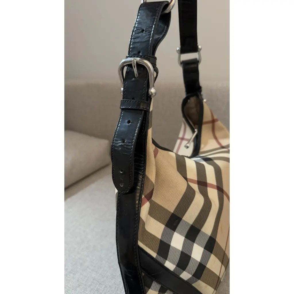 Burberry Burberry Multicolor Leather Supernova Check Hobo Bag Size ONE SIZE - 6 Thumbnail