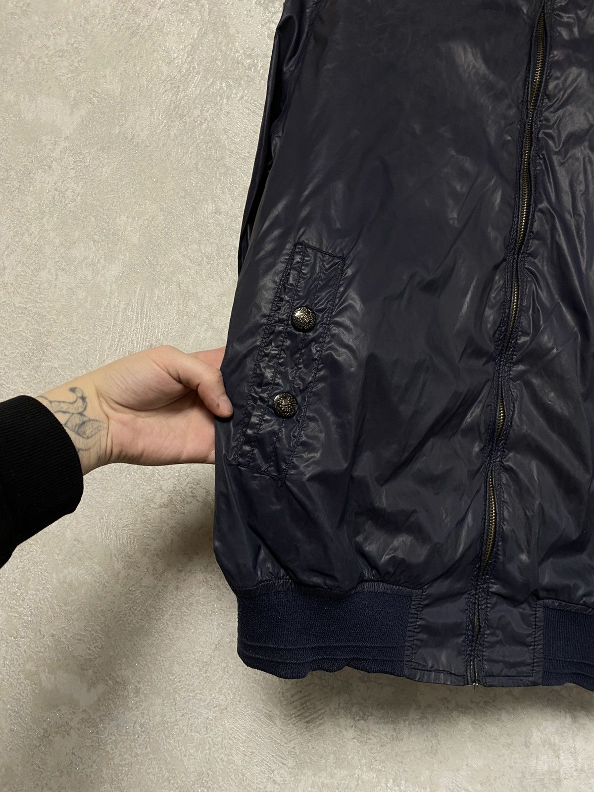 Armani Armani Jeans full zip nylon jacket vintage Size US XL / EU 56 / 4 - 5 Thumbnail