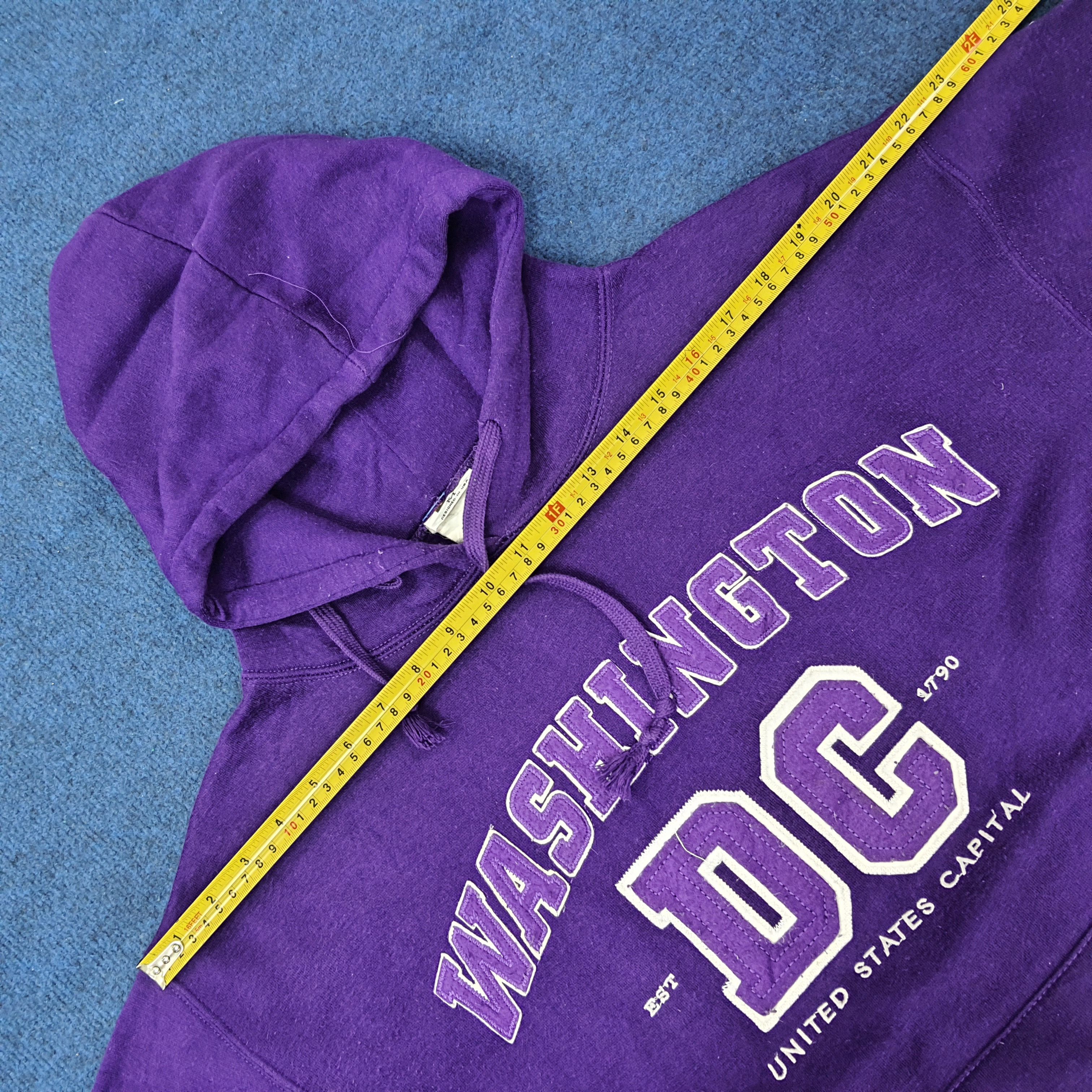 DC Vintage DC Washington United State Capital Hoodie C246N26 Size US M / EU 48-50 / 2 - 8 Thumbnail