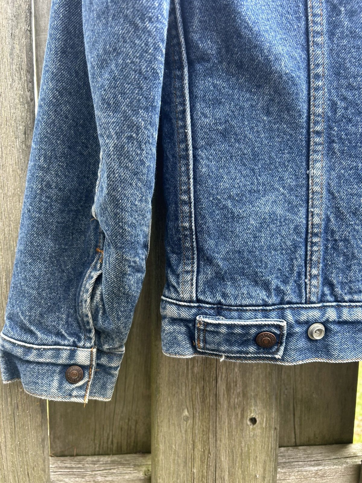 Levi's Vintage Clothing Levi’s Sherpa Lined Denim Trucker Jacket Vintage Faded Blue Size US S / EU 44-46 / 1 - 14 Thumbnail