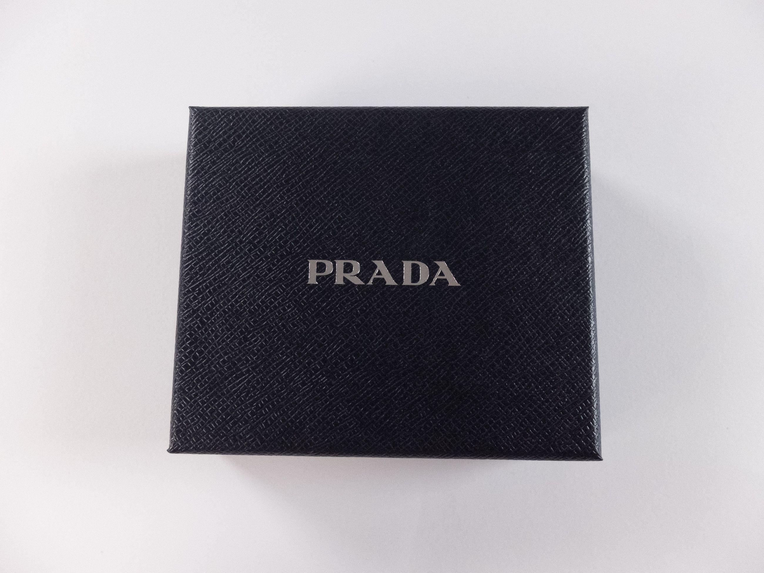 Prada PRADA black enamel triangle logo leather bifold wallet Size ONE SIZE - 9 Thumbnail