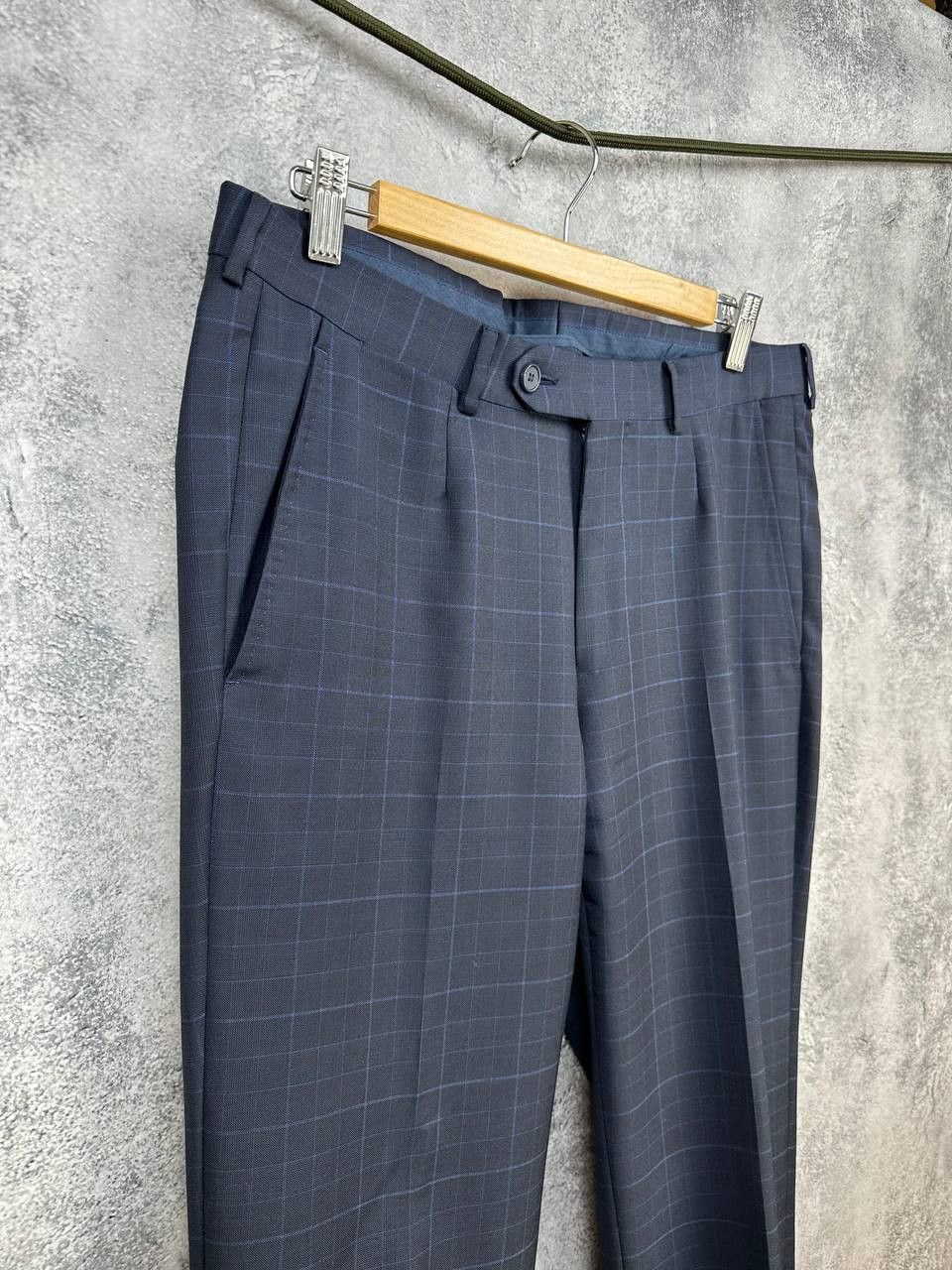 Ermenegildo Zegna RRP €2.500 Emenegildo Zegna "Mila" Abito Suit Wool Check Size 46R - 9 Thumbnail