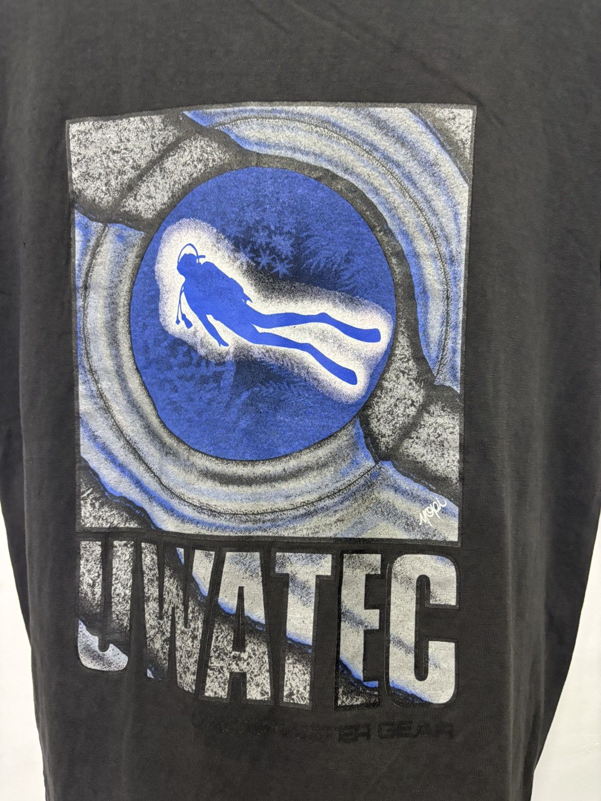 Vintage Vintage Uwatec Tshirt Size US L / EU 52-54 / 3 - 3 Thumbnail
