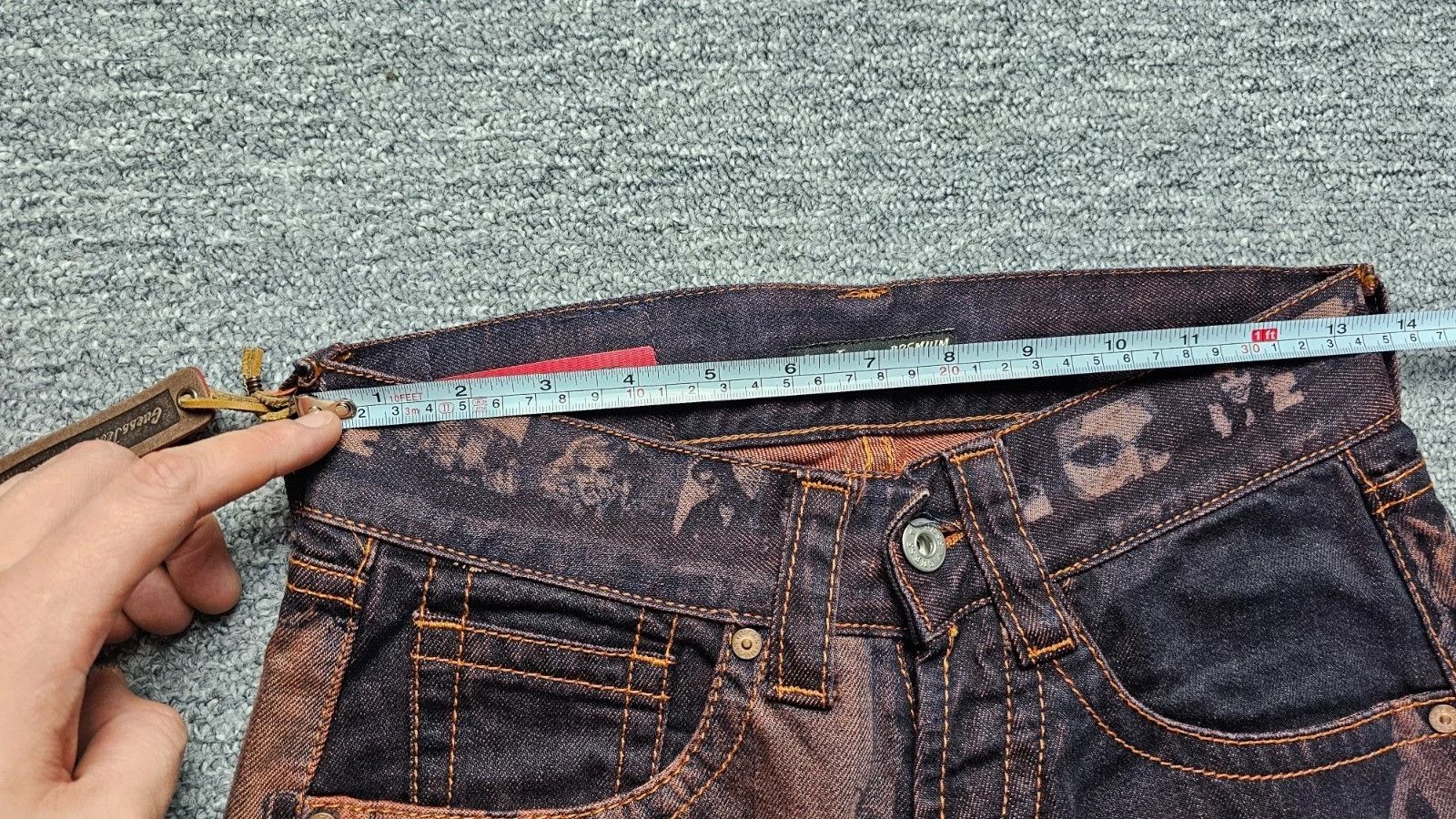 Guess Guess Jeans Marilyn Monroe Pants Venice Diva Graphic Blue 24 Size 24" / US 00 / IT 34 - 19 Thumbnail