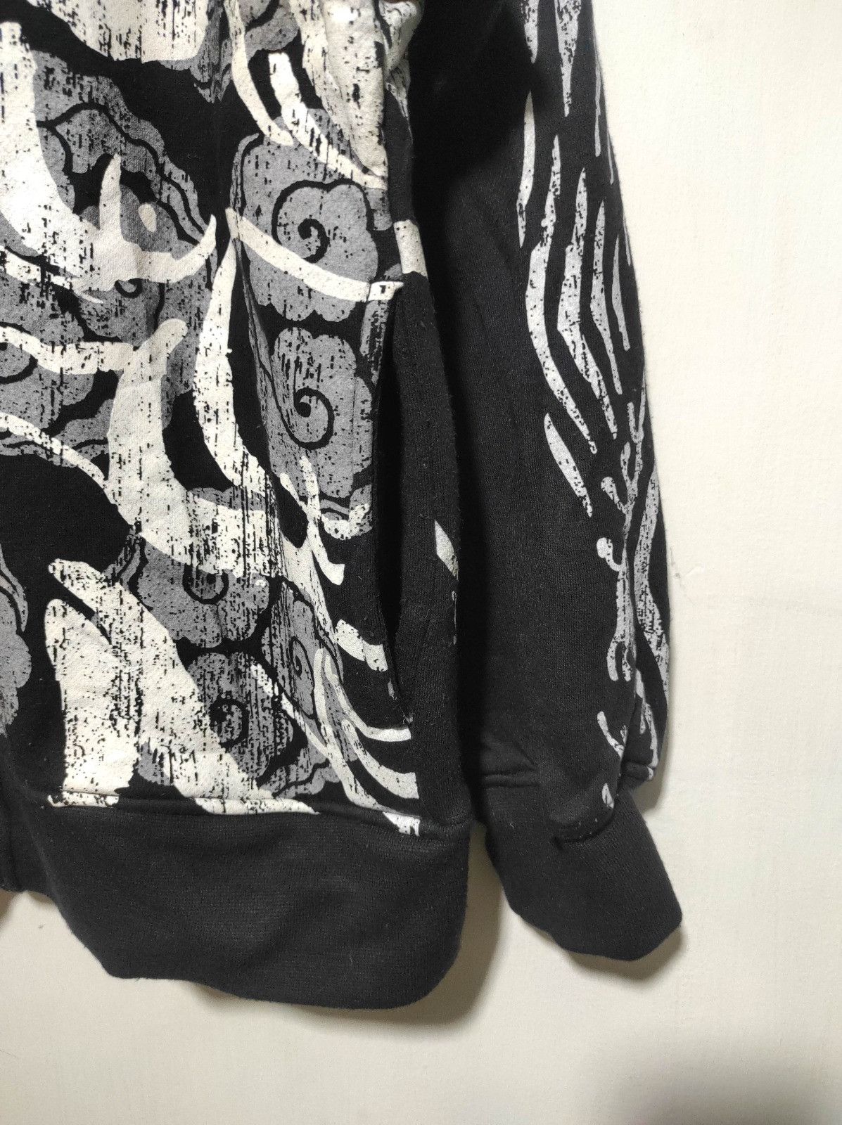Japanese Brand Sukajan Black Zipper fur hoodie LGB style Size US M / EU 48-50 / 2 - 8 Thumbnail