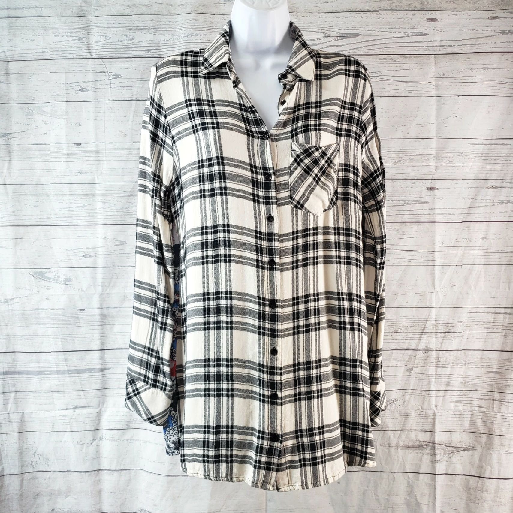 Vintage Isle by Melis Kozen Shirt Womens Button Front Regular XS? Size M / US 6-8 / IT 42-44 - 2 Thumbnail