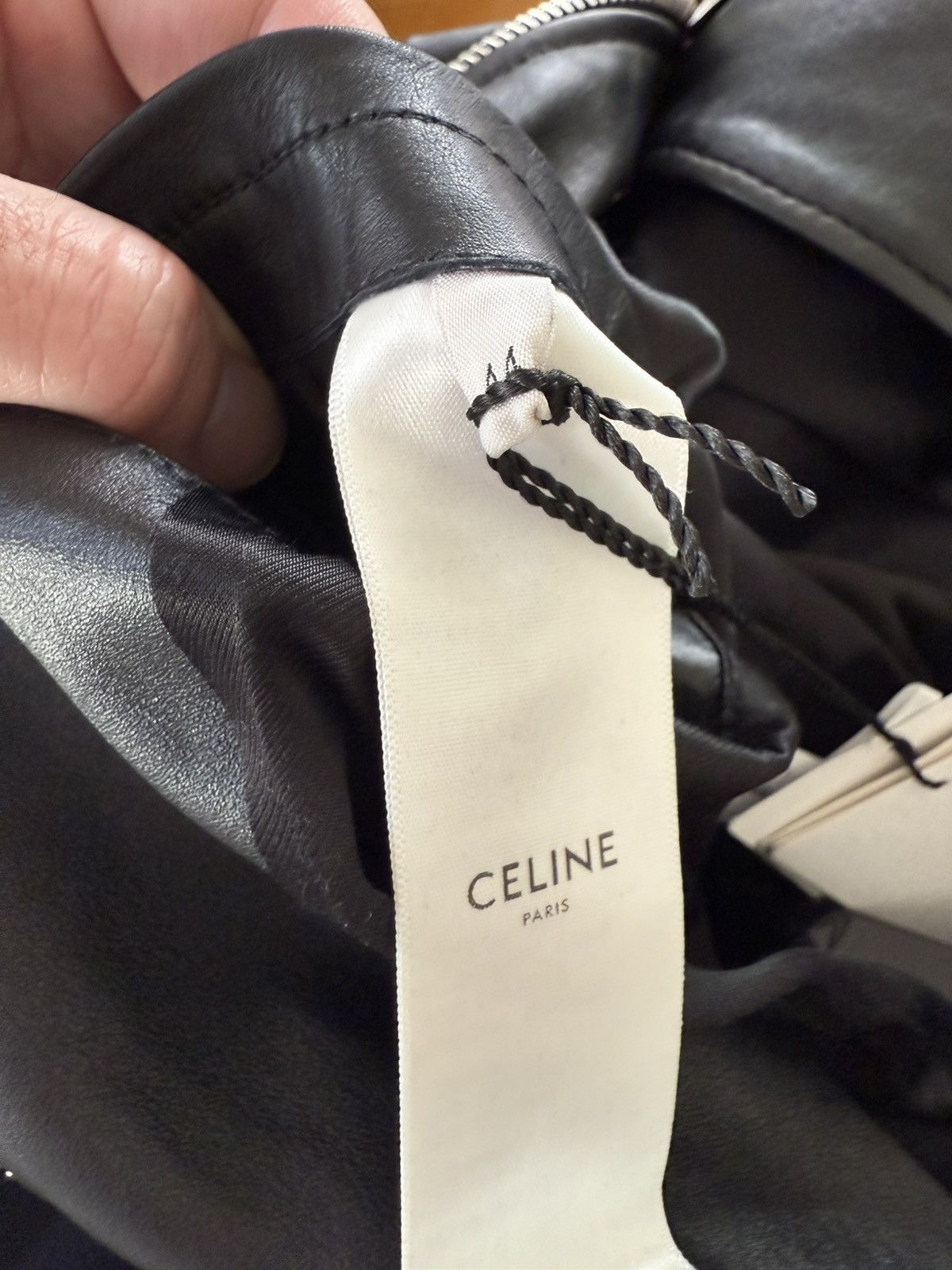 Celine × Hedi Slimane Grail — Celine SS19 biker leather jacket runway Size US S / EU 44-46 / 1 - 18 Thumbnail