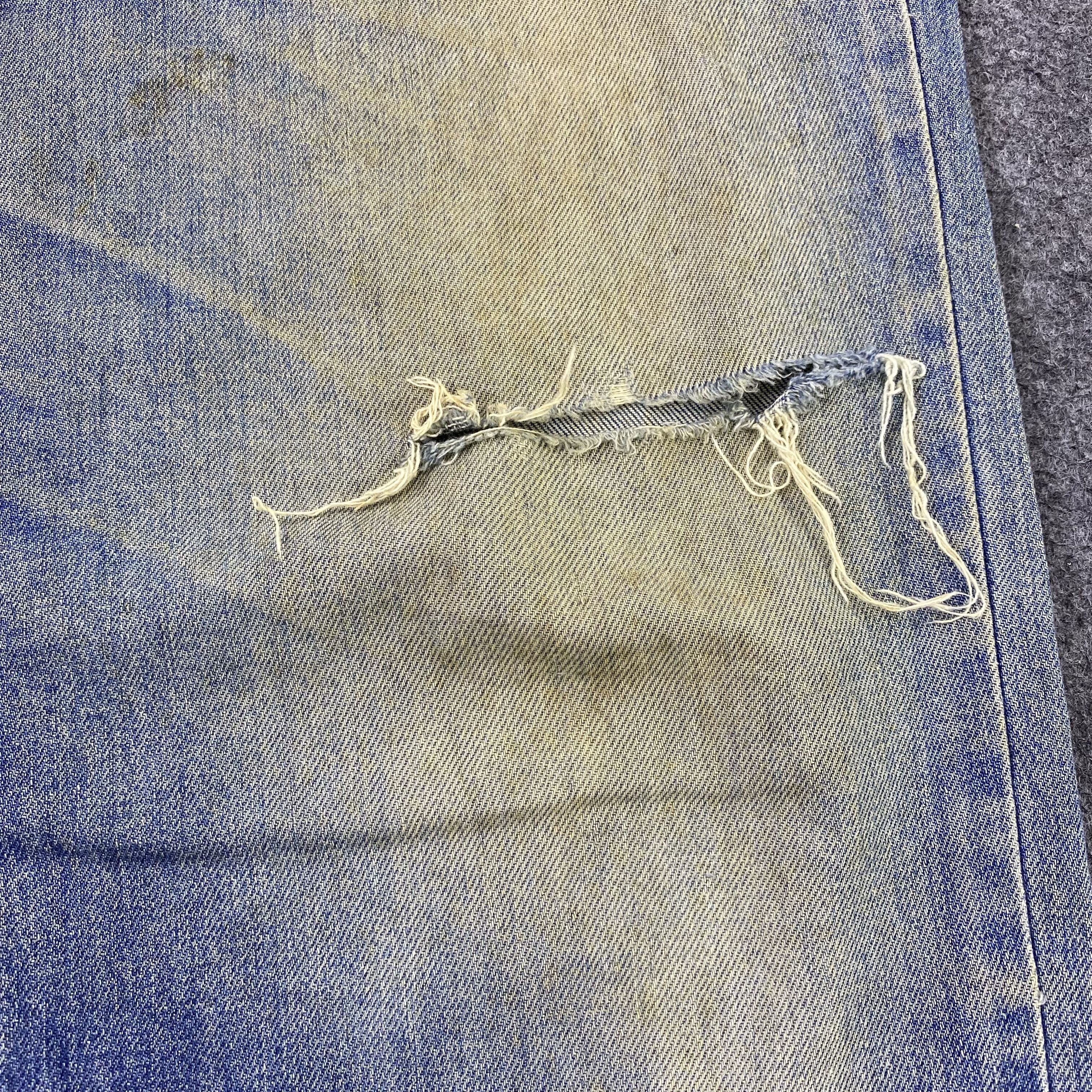 Edwin Vintage Edwin 434 Distress Blue Wash Denim-J1185 Size US 32 / EU 48 - 7 Thumbnail