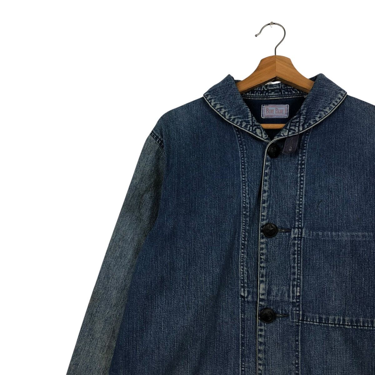 Blue Blue Japan 🔥VINTAGE DENIM JACKET DENIM PATCHWORK BLUE BLUE JAPAN Size US M / EU 48-50 / 2 - 8 Thumbnail