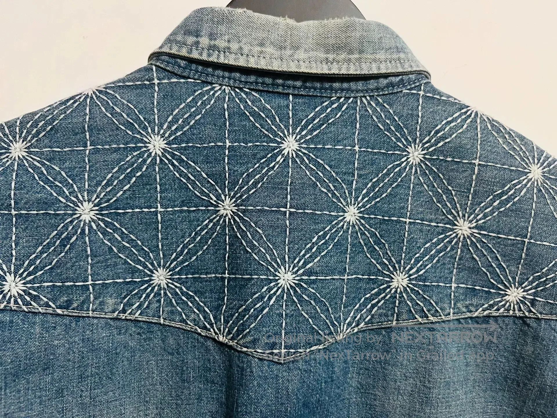 Neighborhood denim shirt with embroidered details. Size US M / EU 48-50 / 2 - 2 Thumbnail